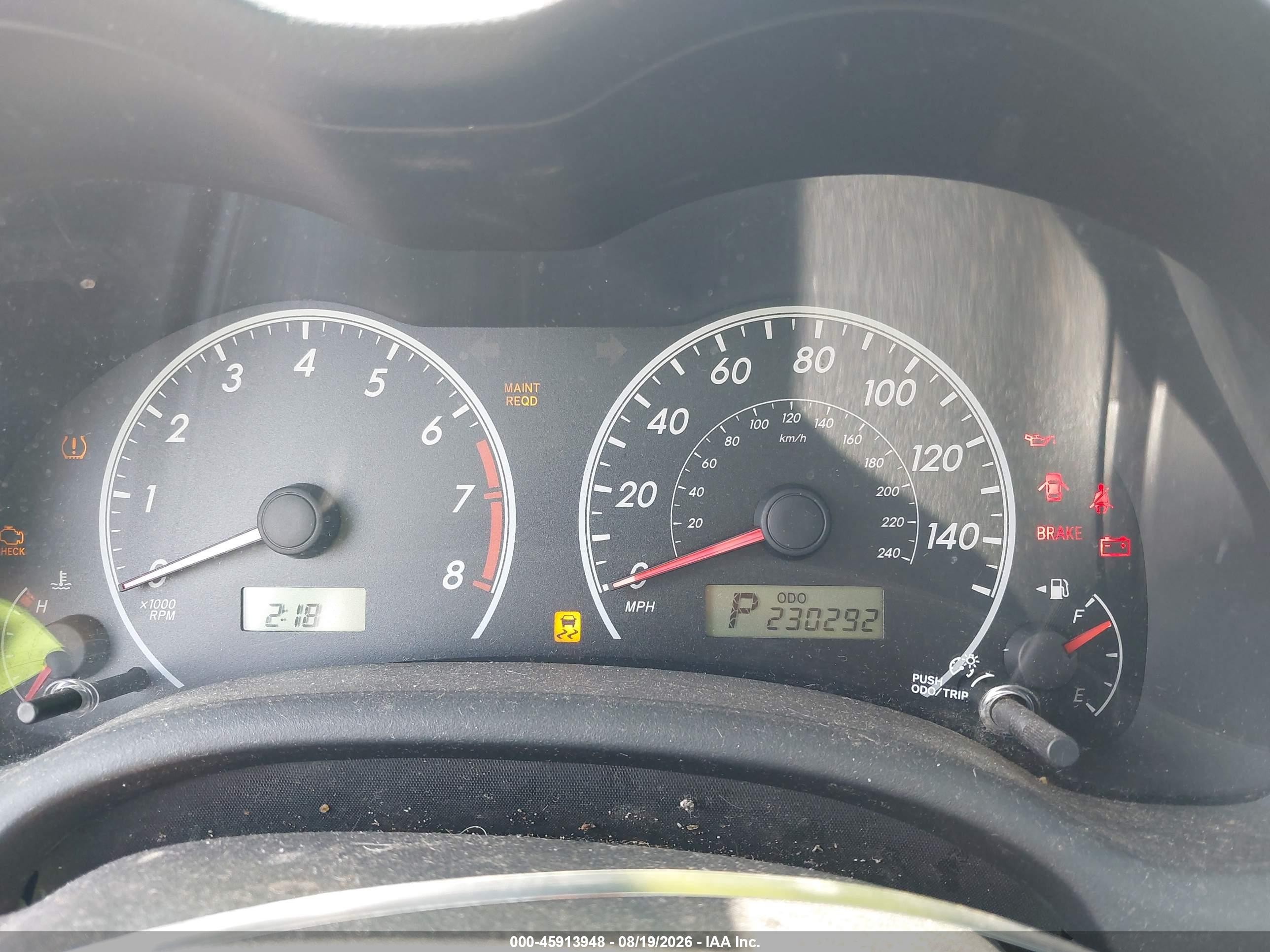 2009 Toyota Corolla S Серый vin: 2T1BU40E69C125880
