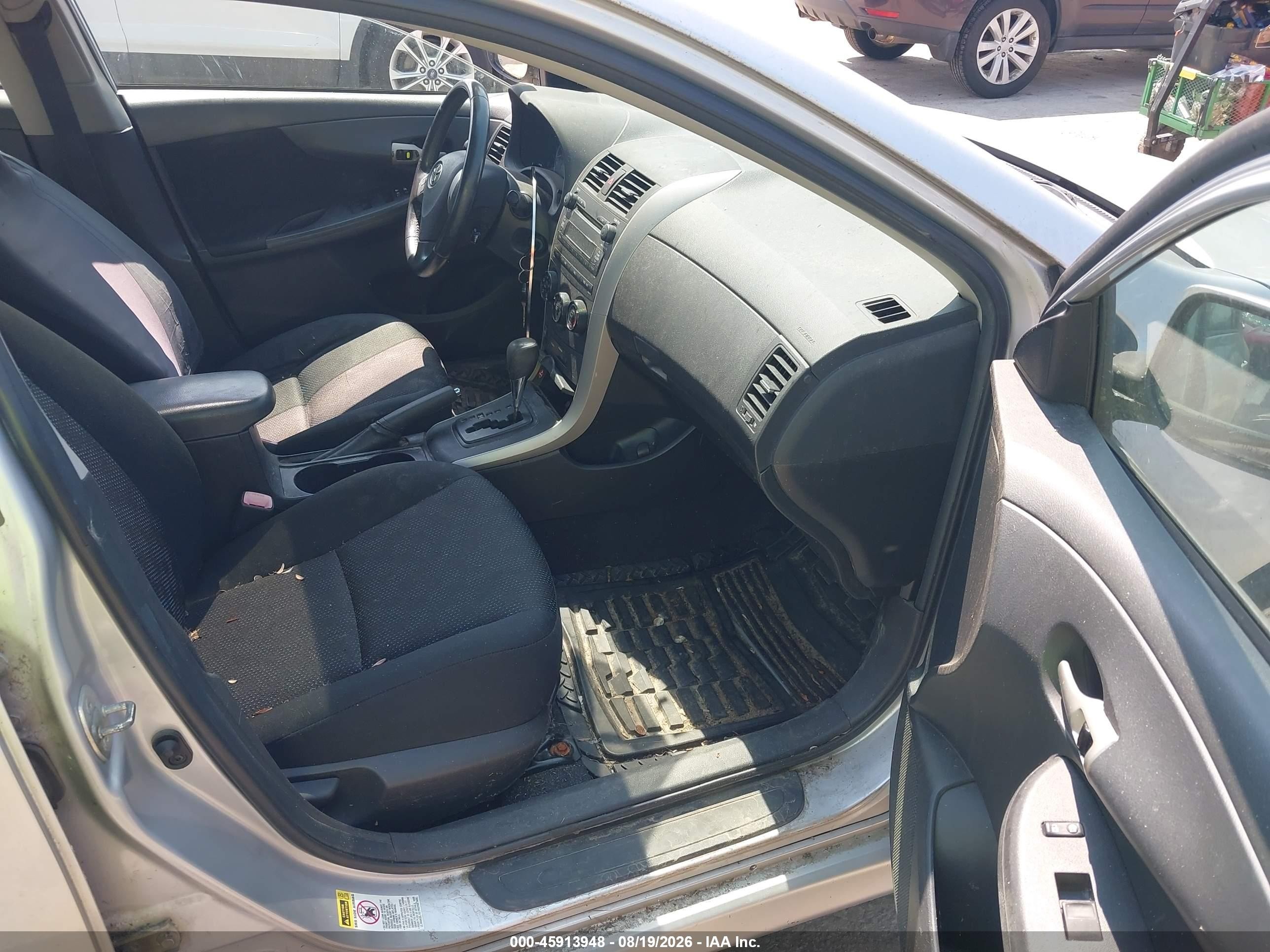 2009 Toyota Corolla S Серый vin: 2T1BU40E69C125880