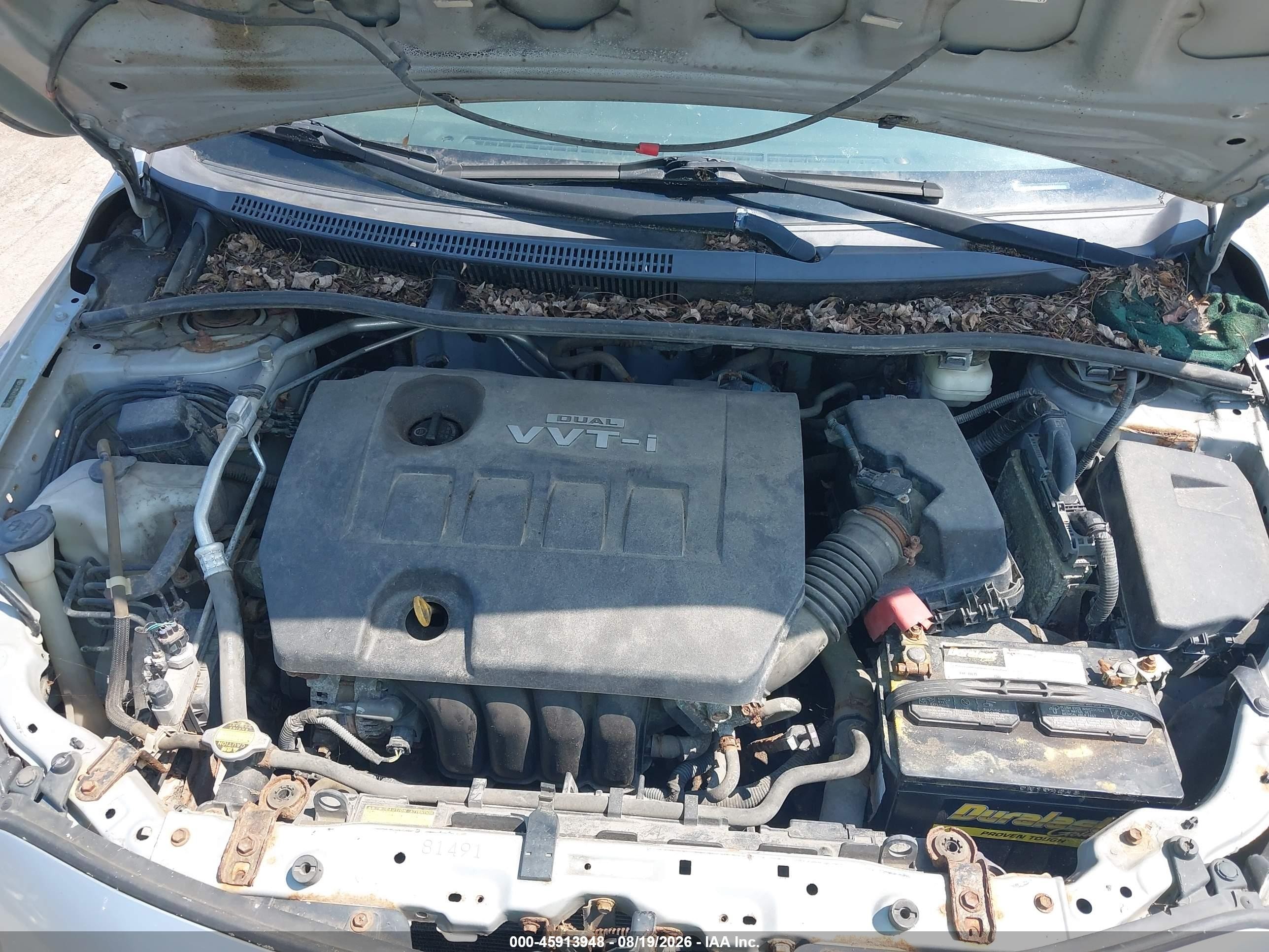 2009 Toyota Corolla S Серый vin: 2T1BU40E69C125880