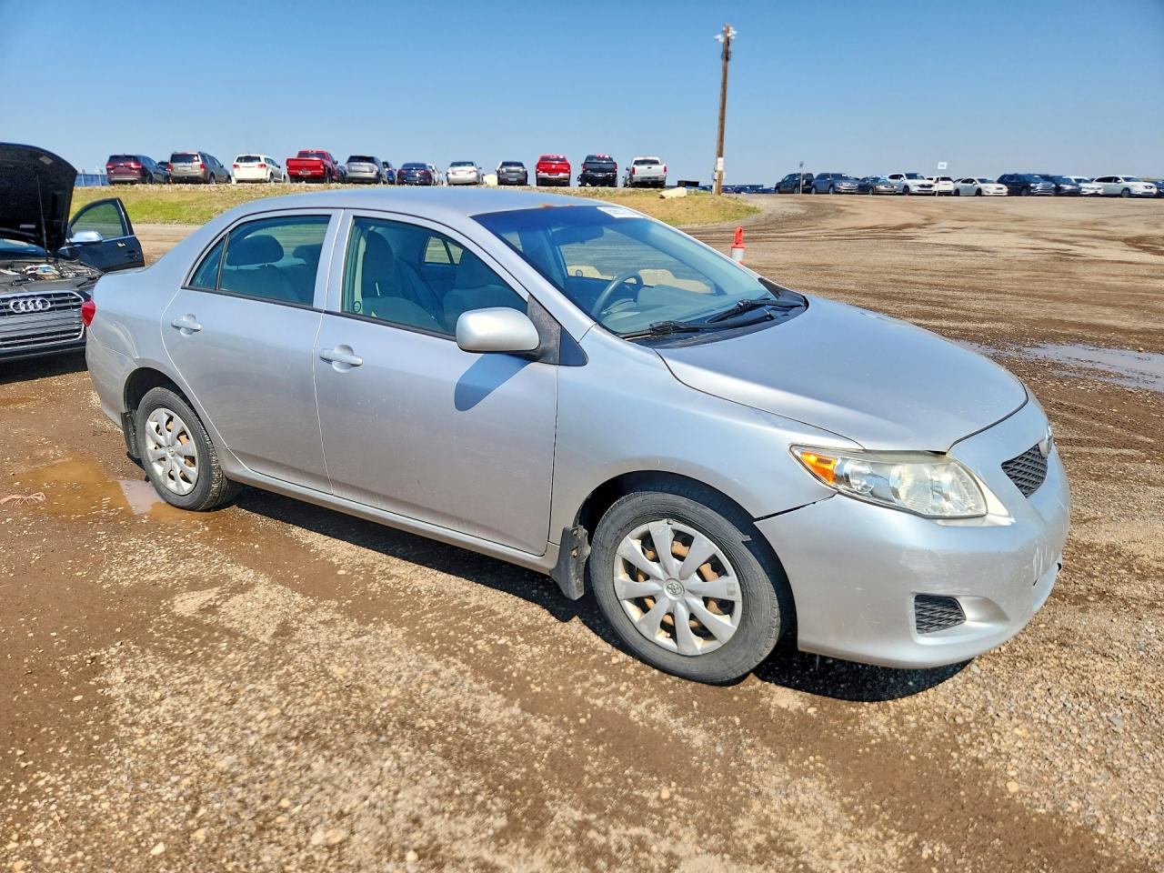 2009 Toyota Corolla Base Silver vin: 2T1BU40E69C135955