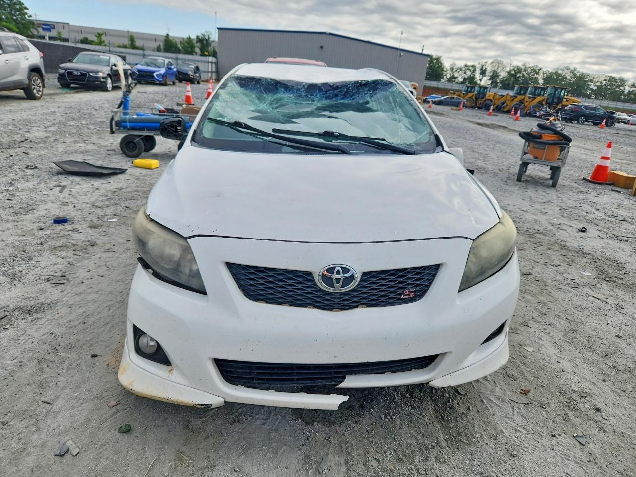 2009 Toyota Corolla S White vin: 2T1BU40E69C141836