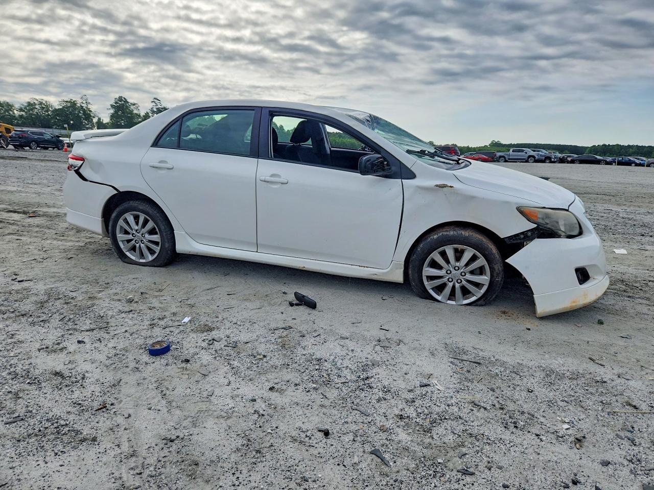 2009 Toyota Corolla S White vin: 2T1BU40E69C141836