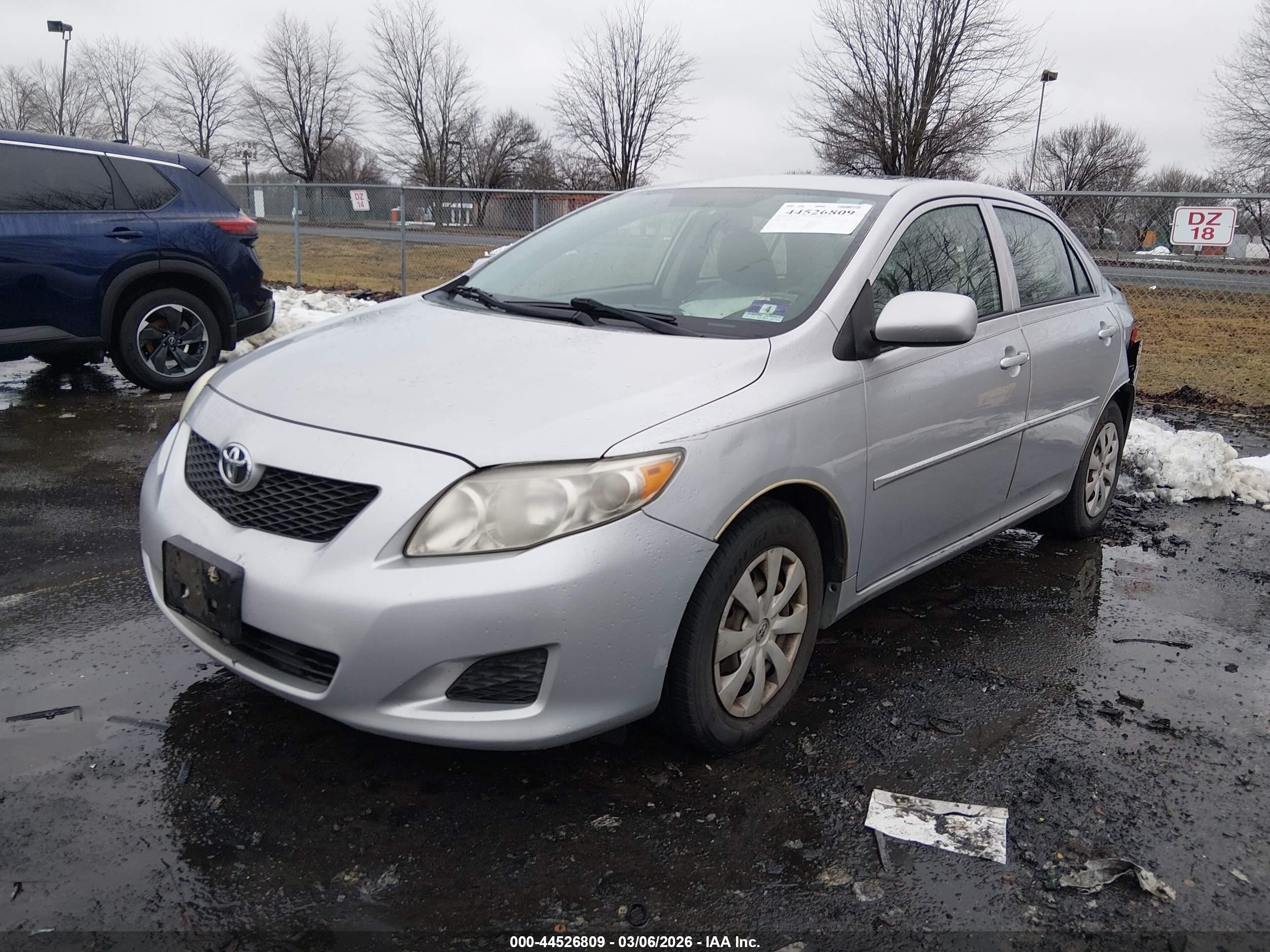 2009 Toyota Corolla Le Silver vin: 2T1BU40E69C147832