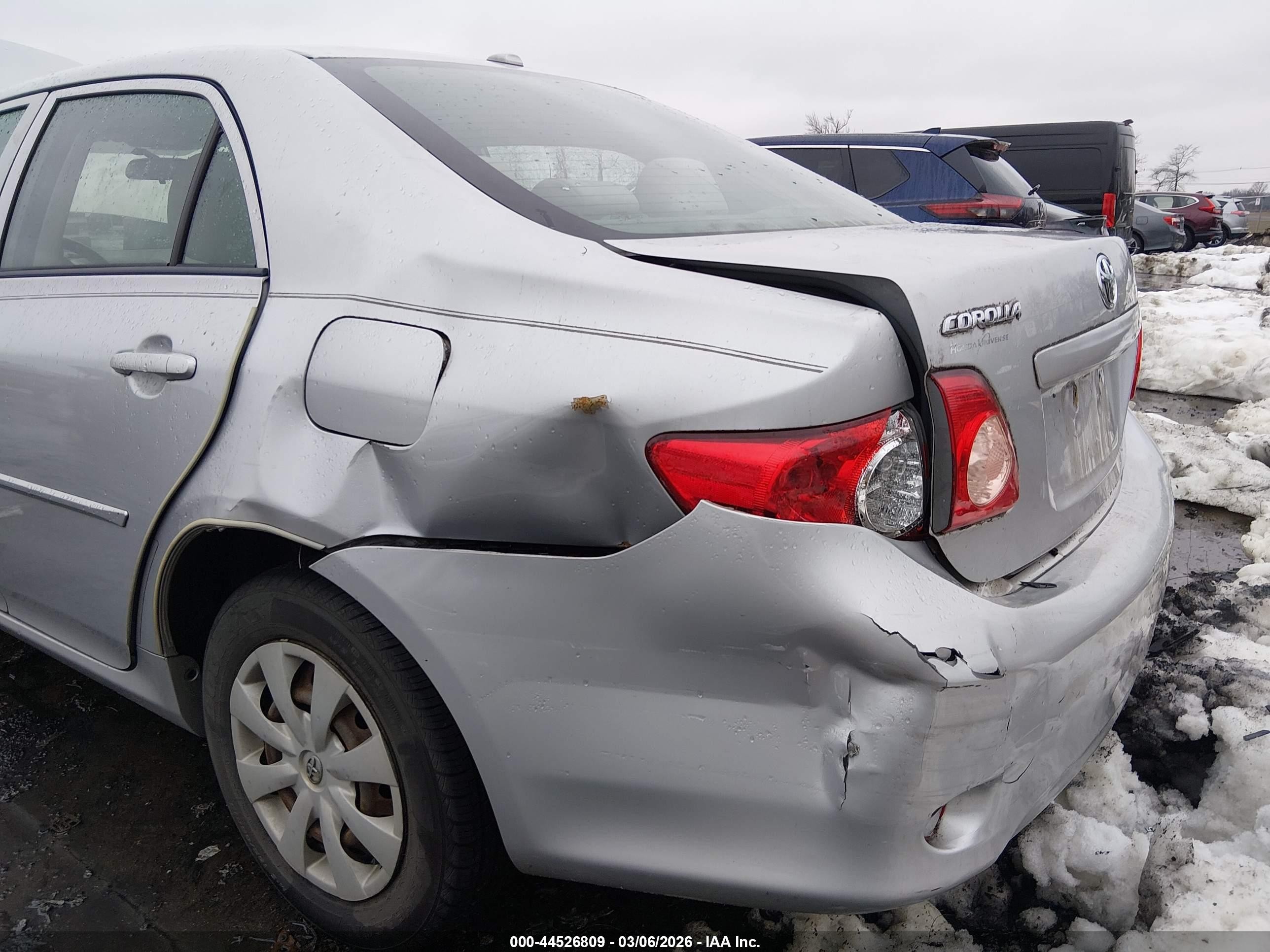 2009 Toyota Corolla Le Silver vin: 2T1BU40E69C147832