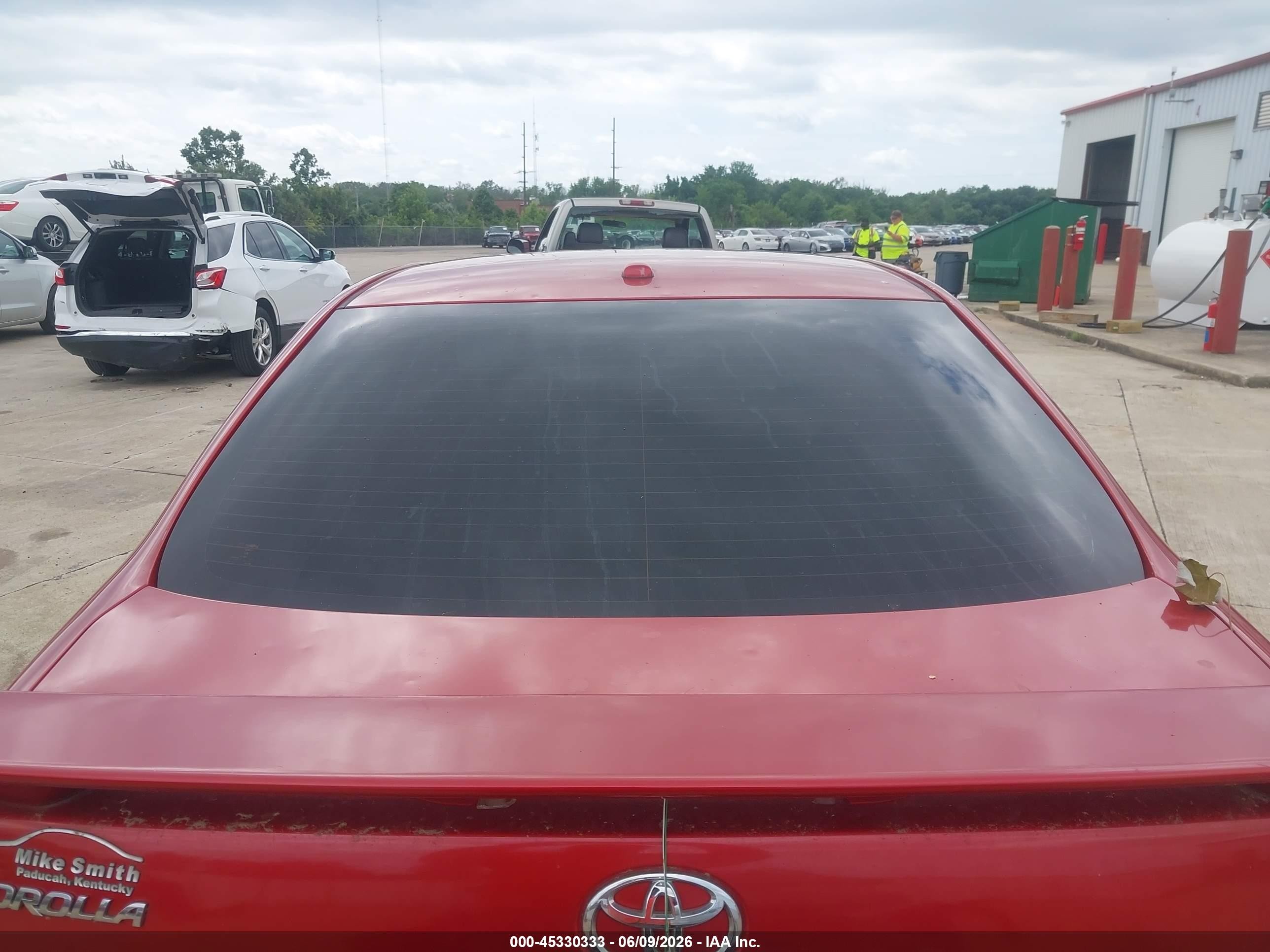 2009 Toyota Corolla S Red vin: 2T1BU40E69C149774
