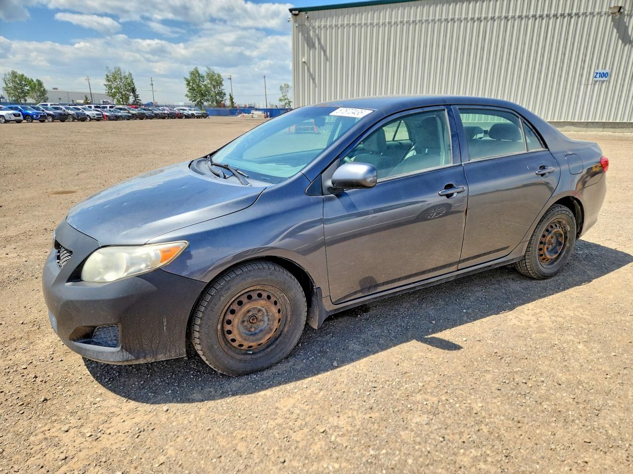 2009 Toyota Corolla Base Gray vin: 2T1BU40E69C160404