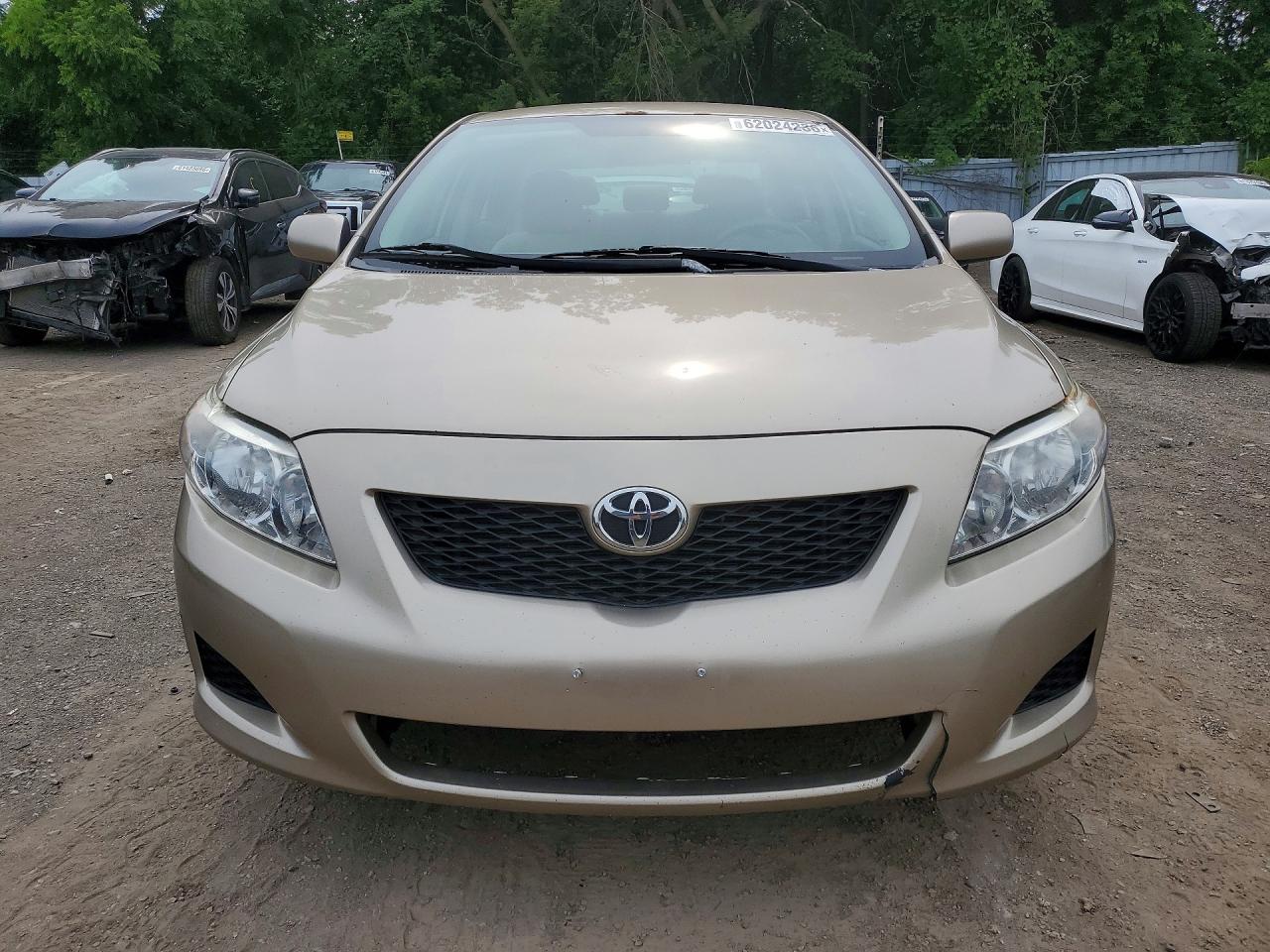 2009 Toyota Corolla Base Золотой vin: 2T1BU40E79C022614
