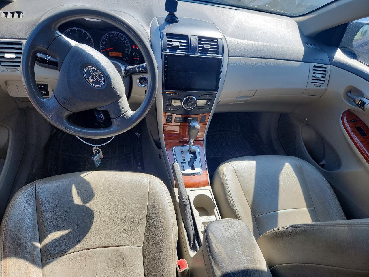 2009 Toyota Corolla Base Black vin: 2T1BU40E79C035394