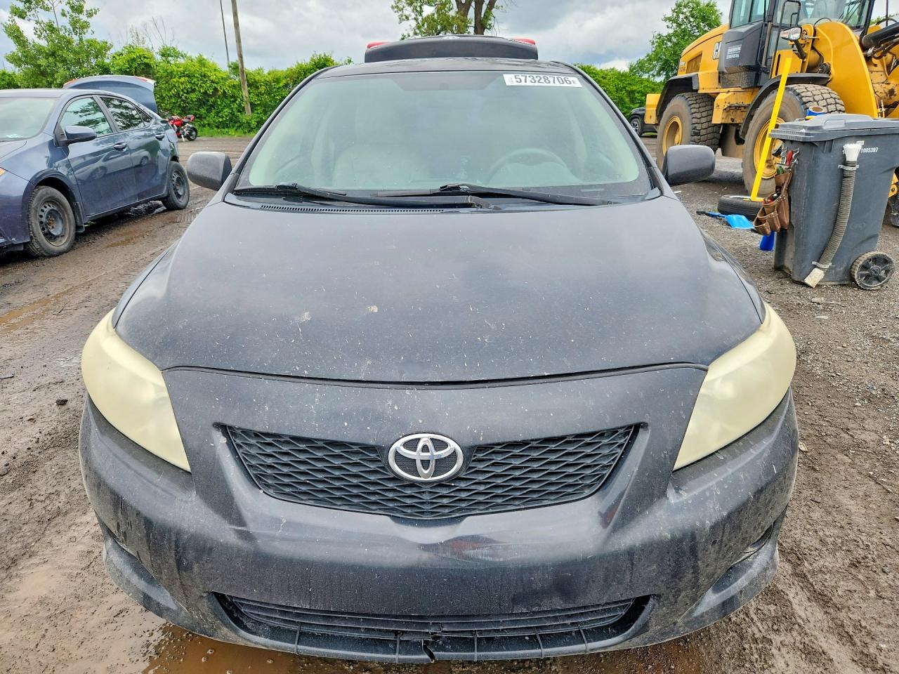 2009 Toyota Corolla Base Black vin: 2T1BU40E79C035394