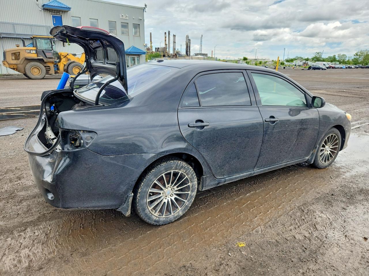 2009 Toyota Corolla Base Black vin: 2T1BU40E79C035394