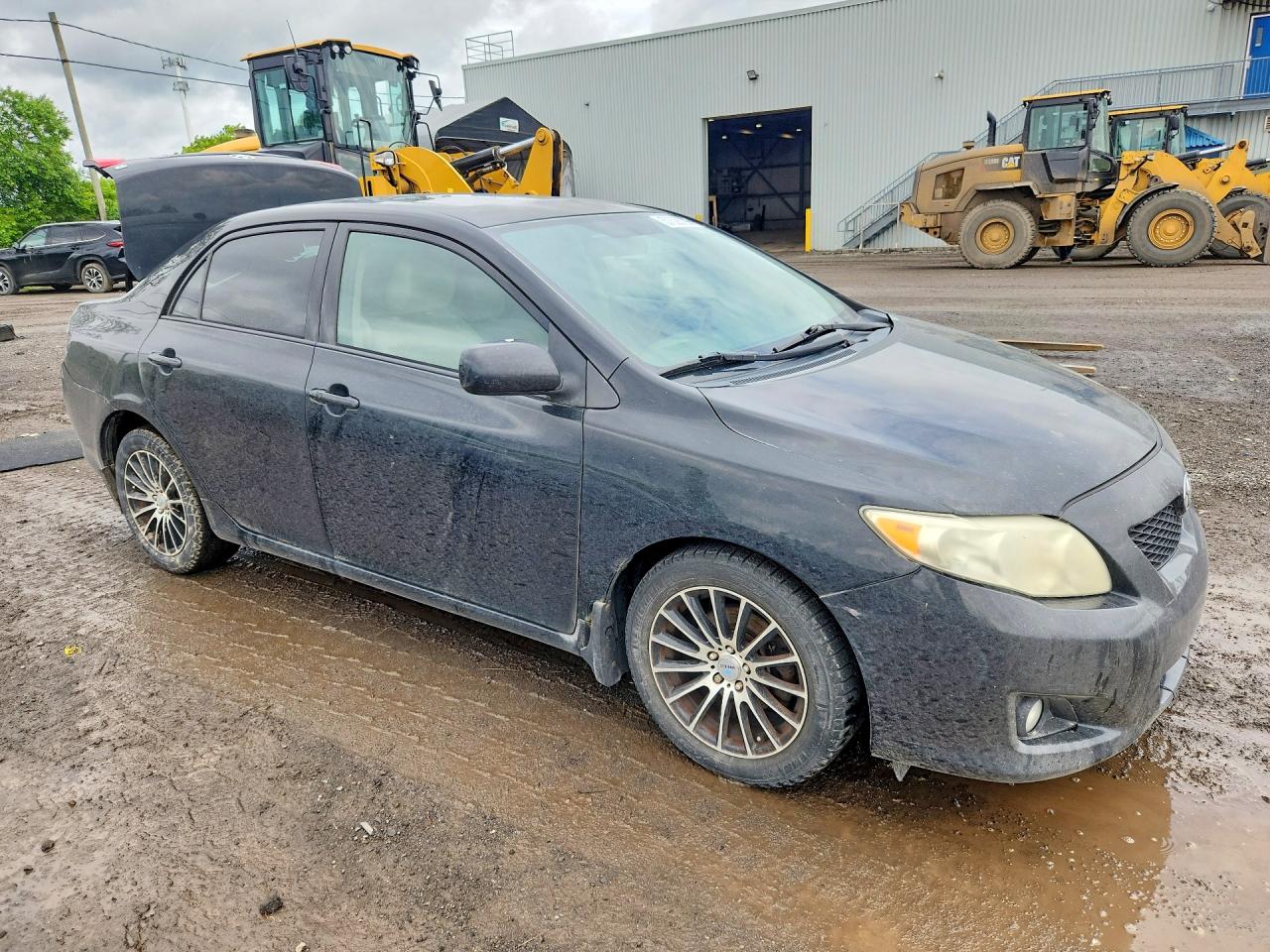 2009 Toyota Corolla Base Black vin: 2T1BU40E79C035394