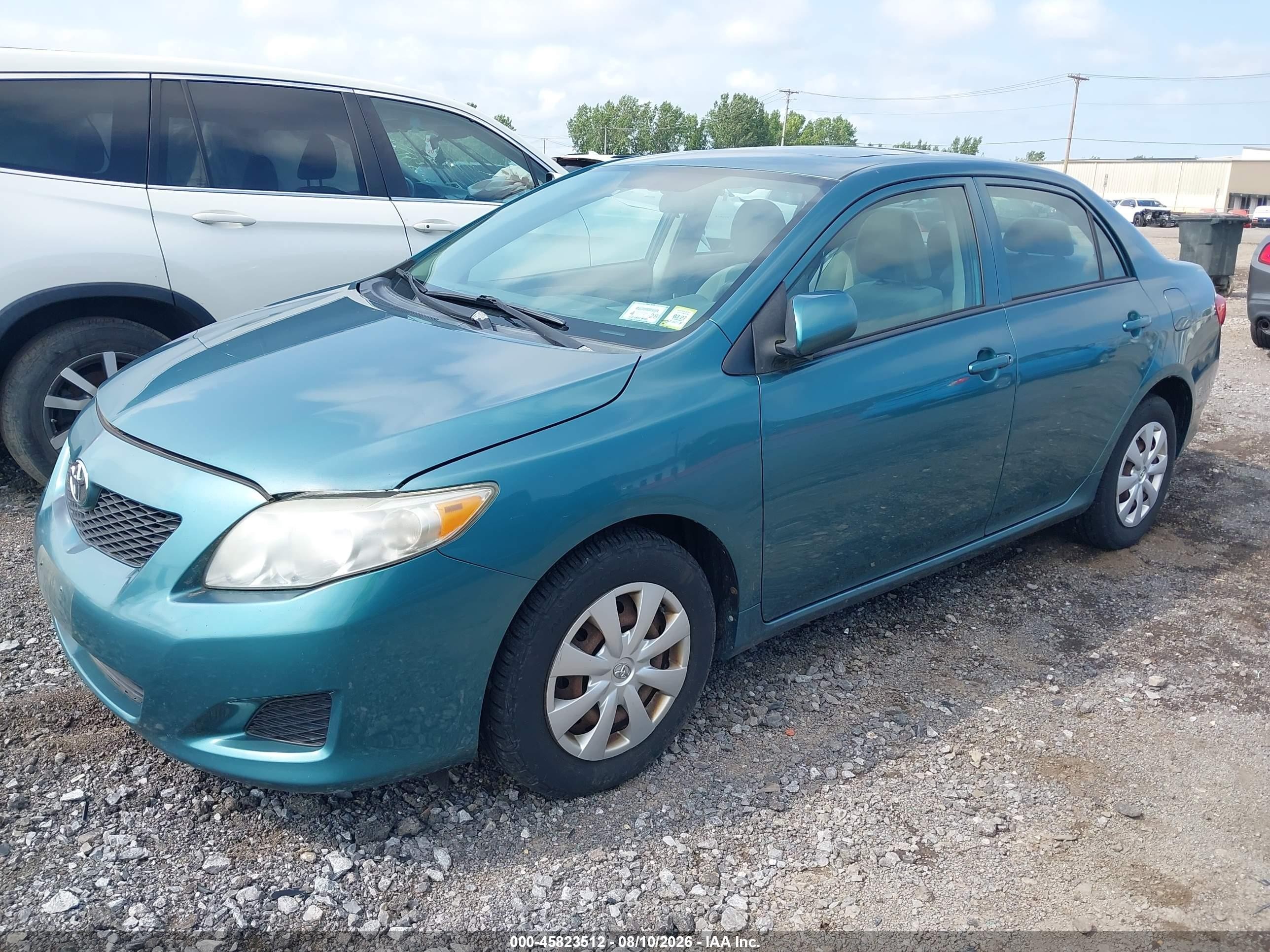 2009 Toyota Corolla Le Green vin: 2T1BU40E79C041700
