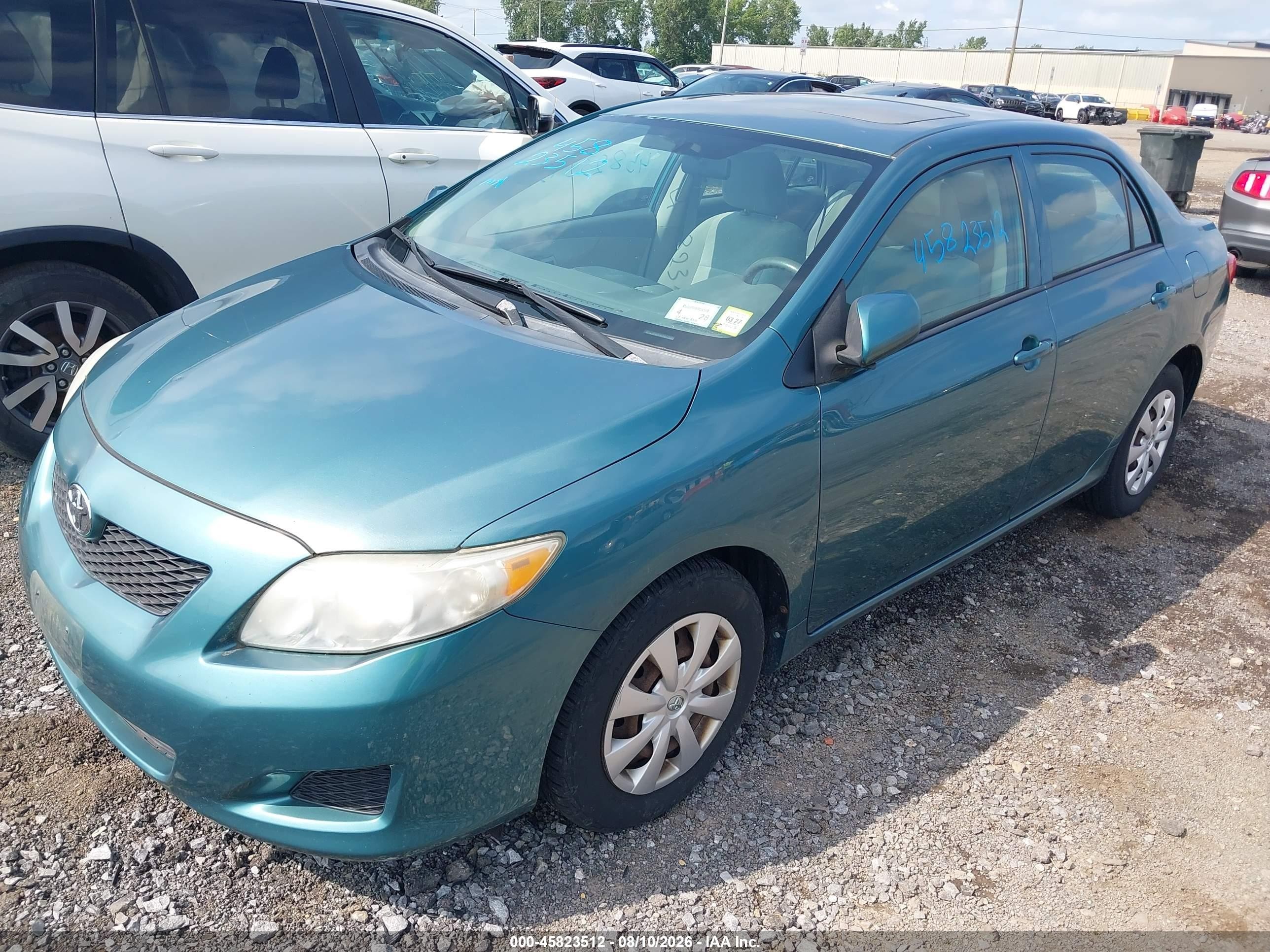 2009 Toyota Corolla Le Green vin: 2T1BU40E79C041700