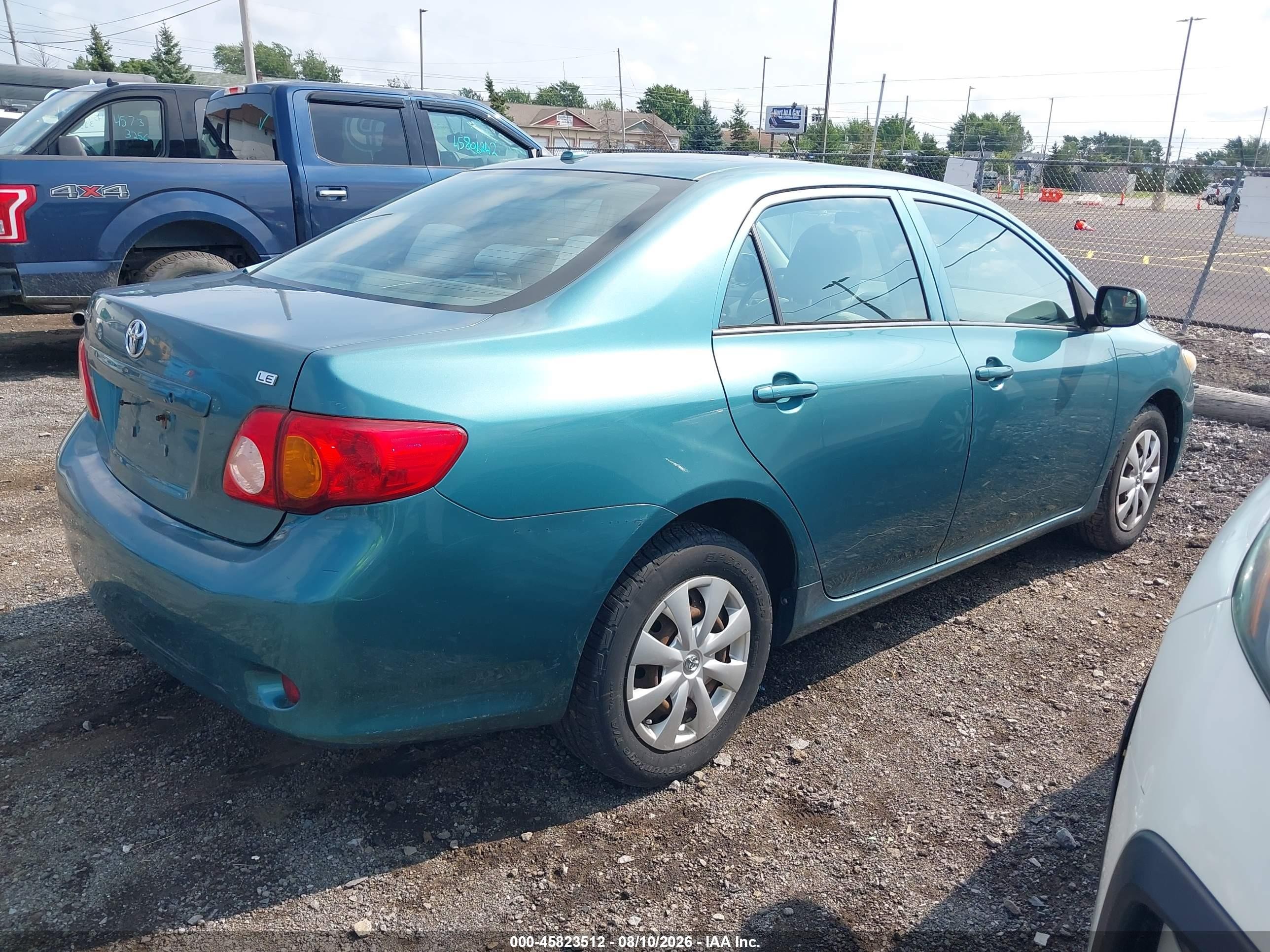 2009 Toyota Corolla Le Green vin: 2T1BU40E79C041700