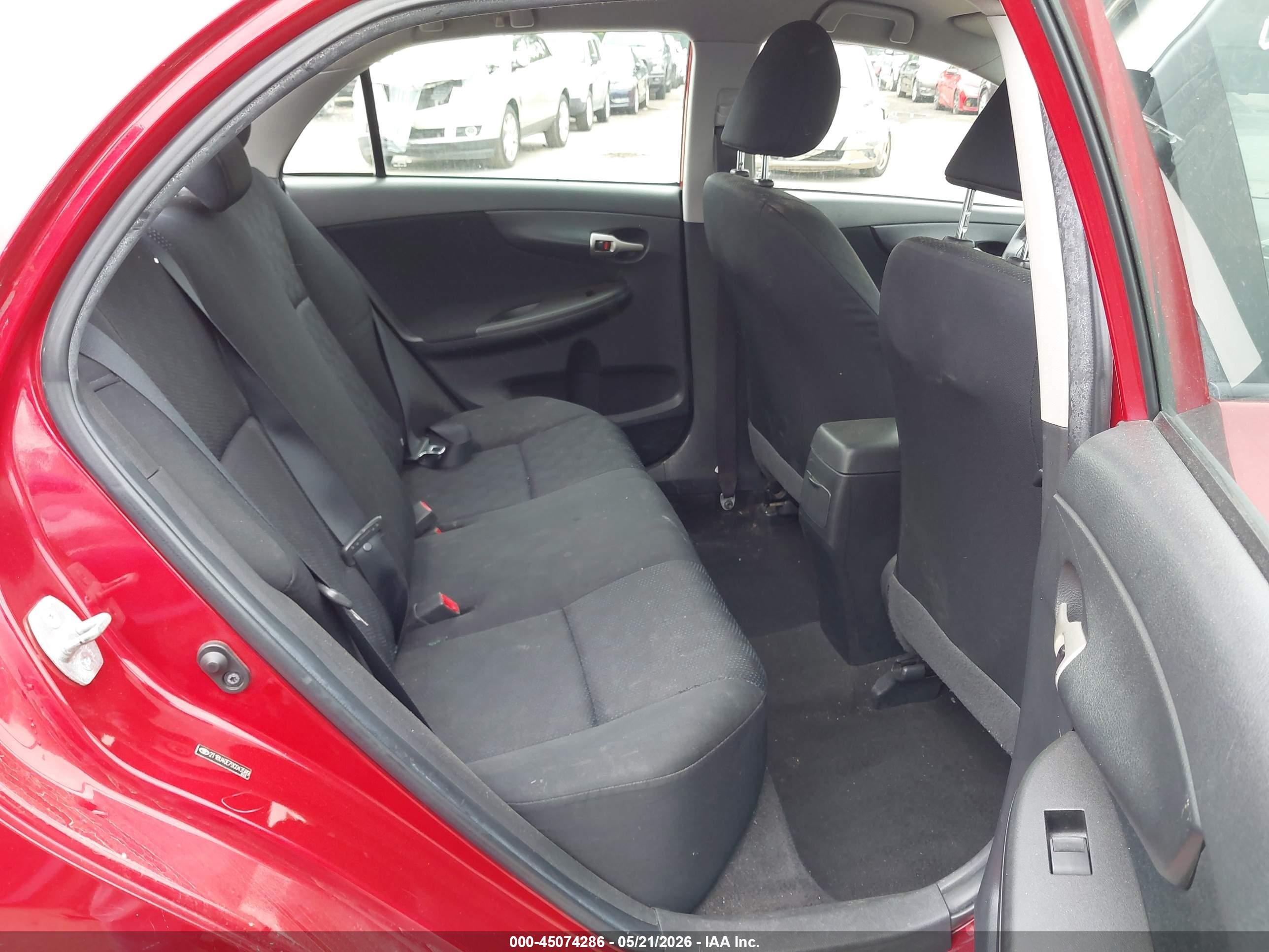 2009 Toyota Corolla S Red vin: 2T1BU40E79C043589