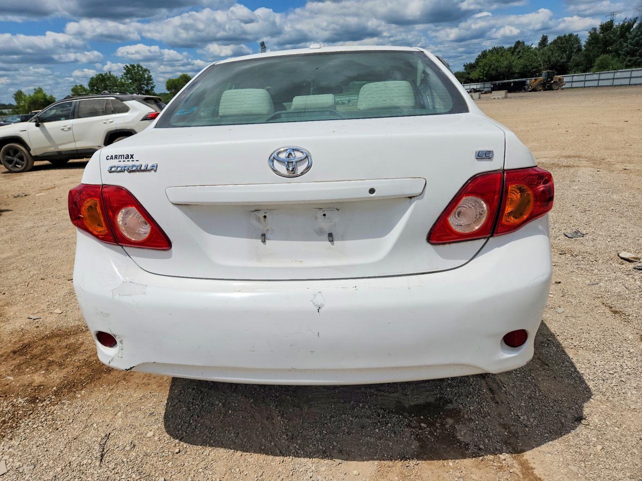 2009 Toyota Corolla Le White vin: 2T1BU40E79C045388