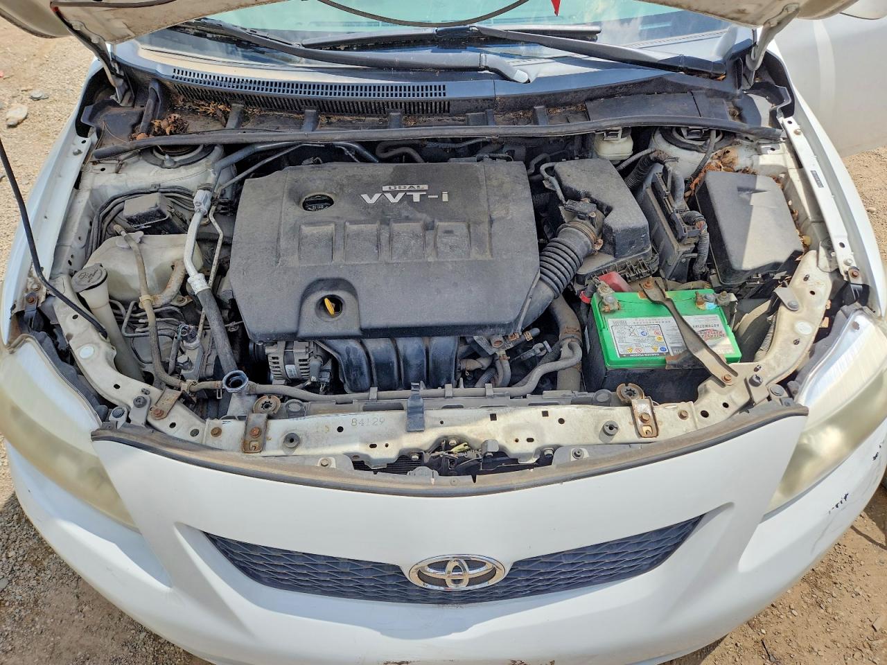 2009 Toyota Corolla Le White vin: 2T1BU40E79C045388