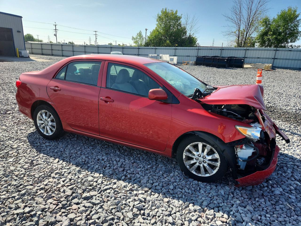 2009 Toyota Corolla Le Red vin: 2T1BU40E79C050672