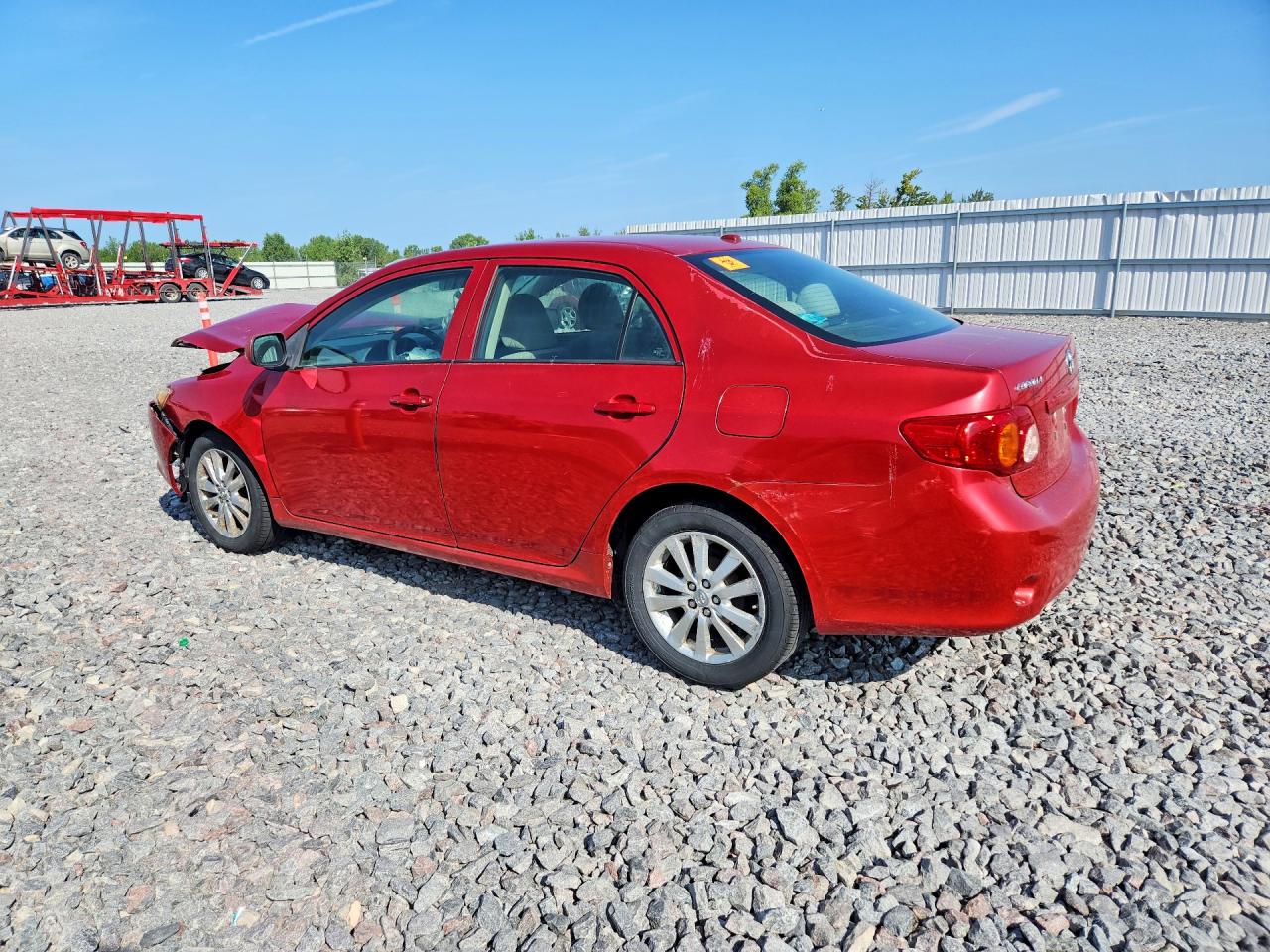 2009 Toyota Corolla Le Red vin: 2T1BU40E79C050672
