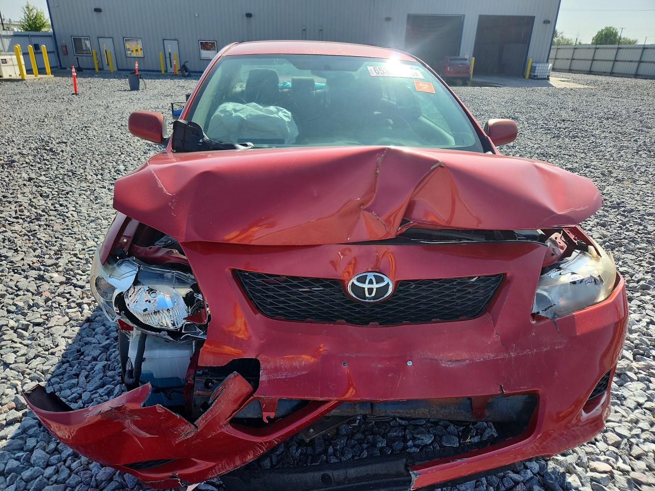 2009 Toyota Corolla Le Red vin: 2T1BU40E79C050672