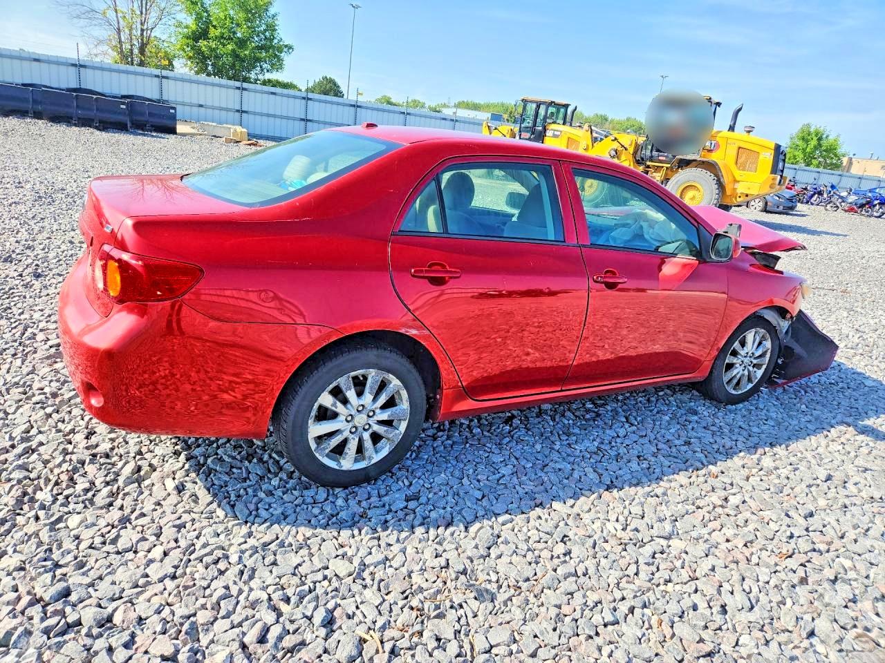 2009 Toyota Corolla Le Red vin: 2T1BU40E79C050672