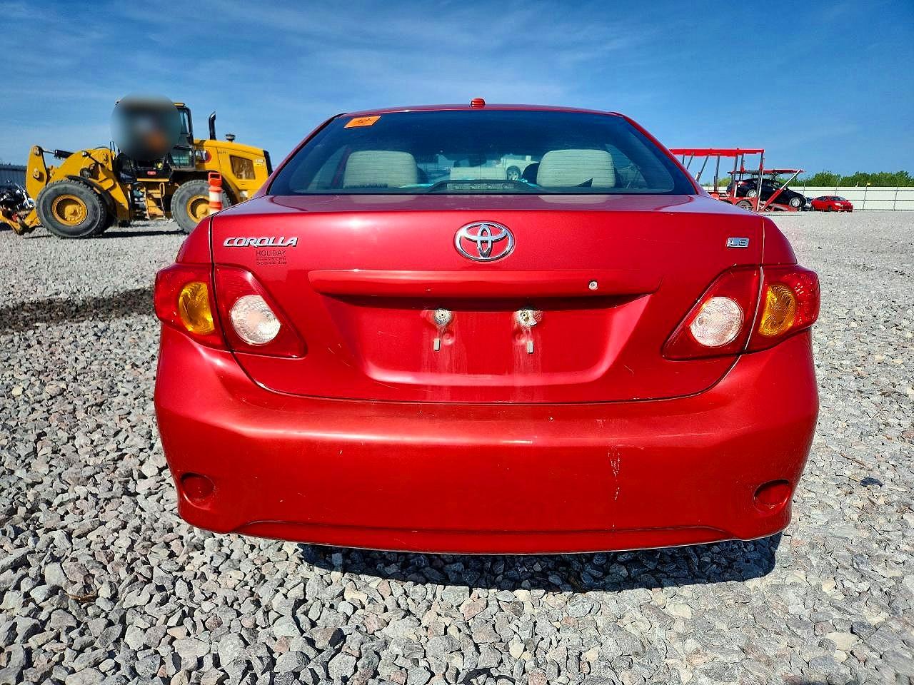2009 Toyota Corolla Le Red vin: 2T1BU40E79C050672