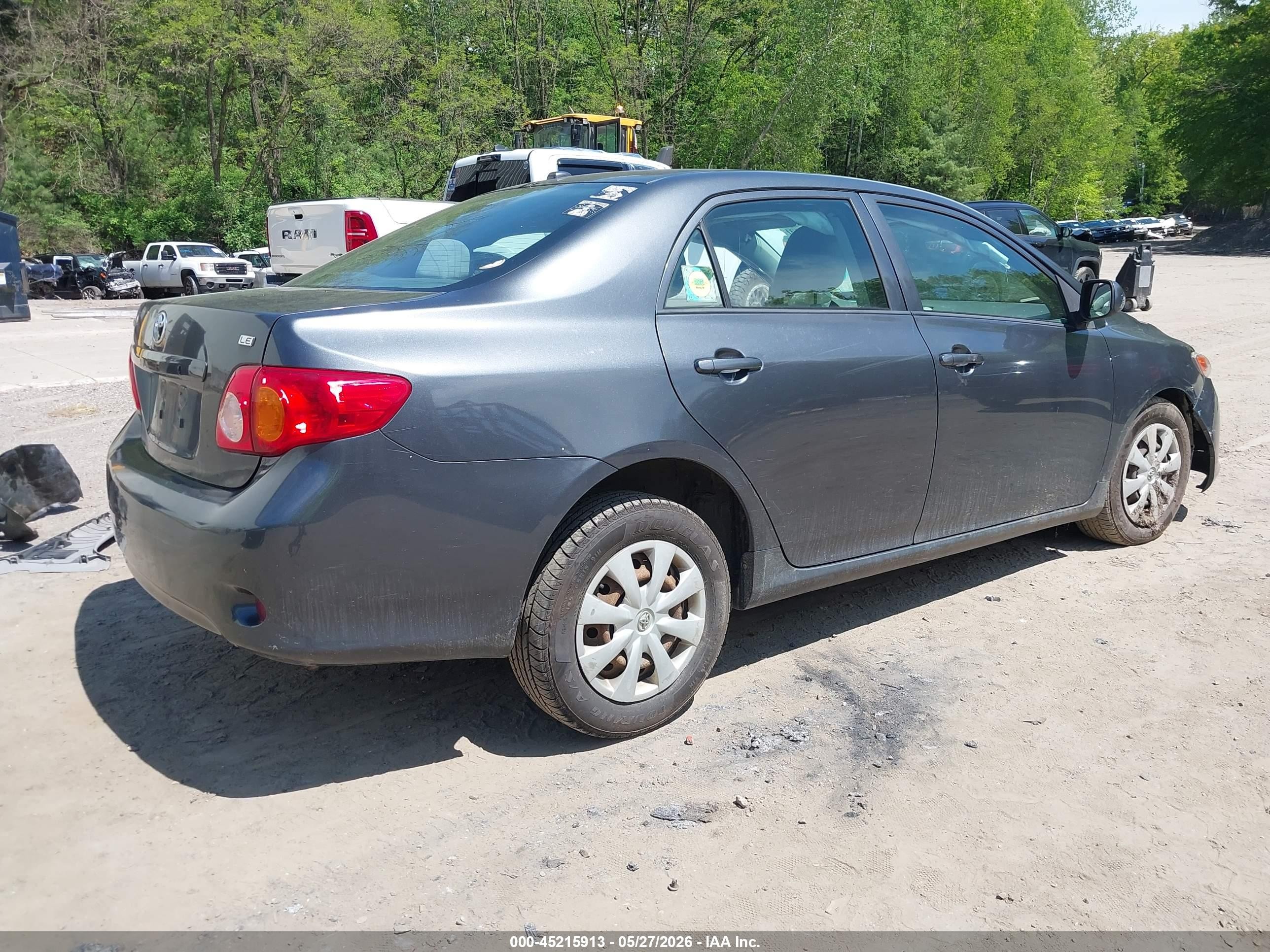 2009 Toyota Corolla Le Black vin: 2T1BU40E79C068685