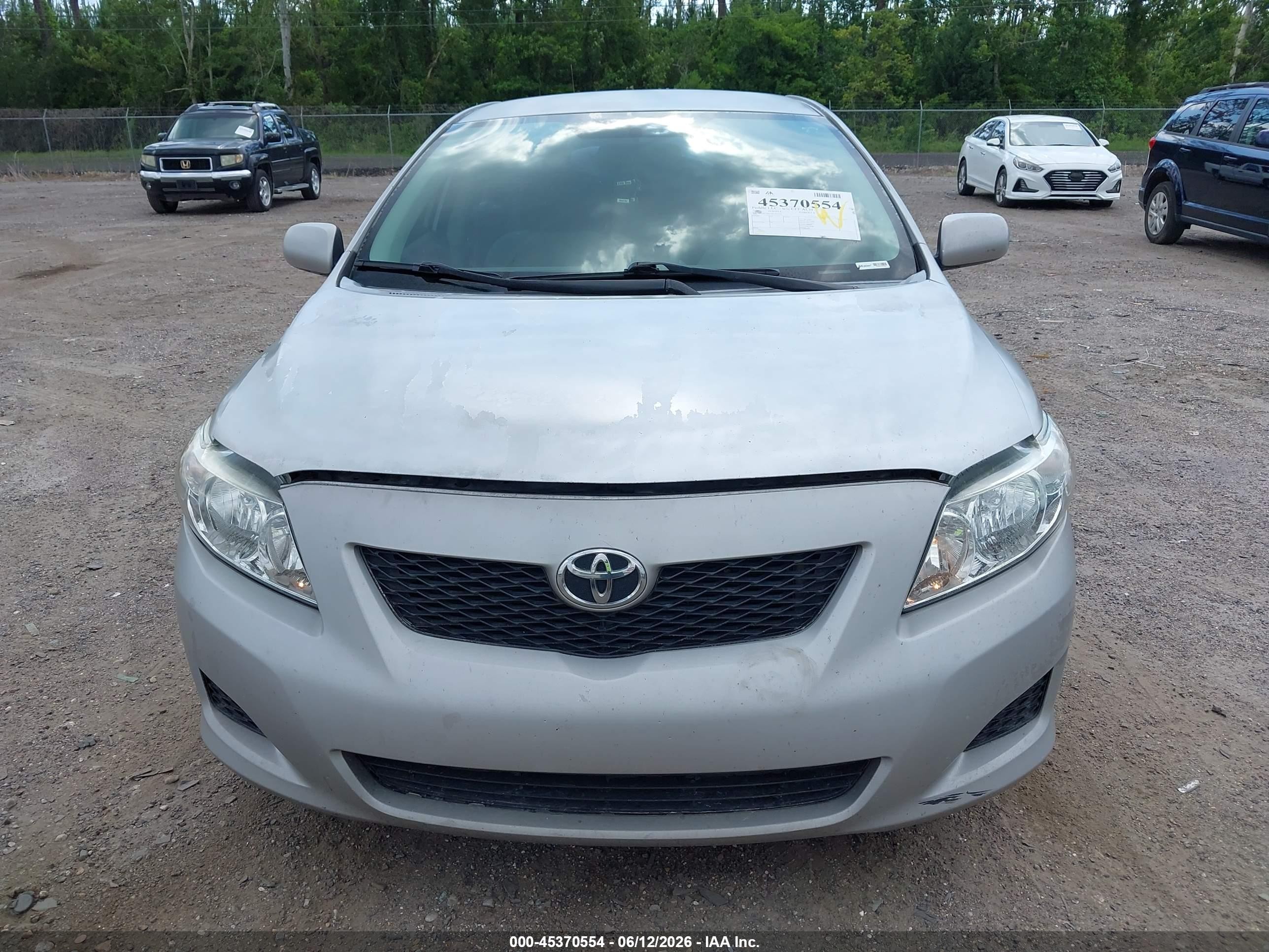 2009 Toyota Corolla Xle Silver vin: 2T1BU40E79C107372
