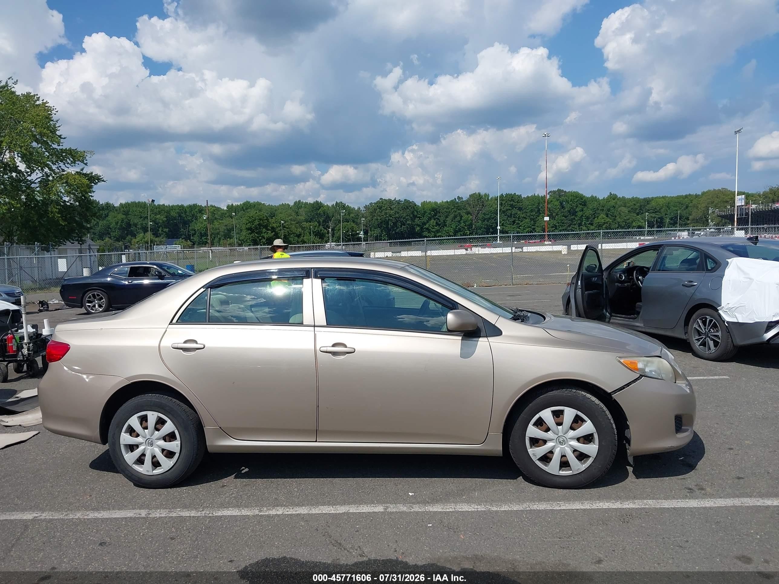 2009 Toyota Corolla Le Tan vin: 2T1BU40E79C109607