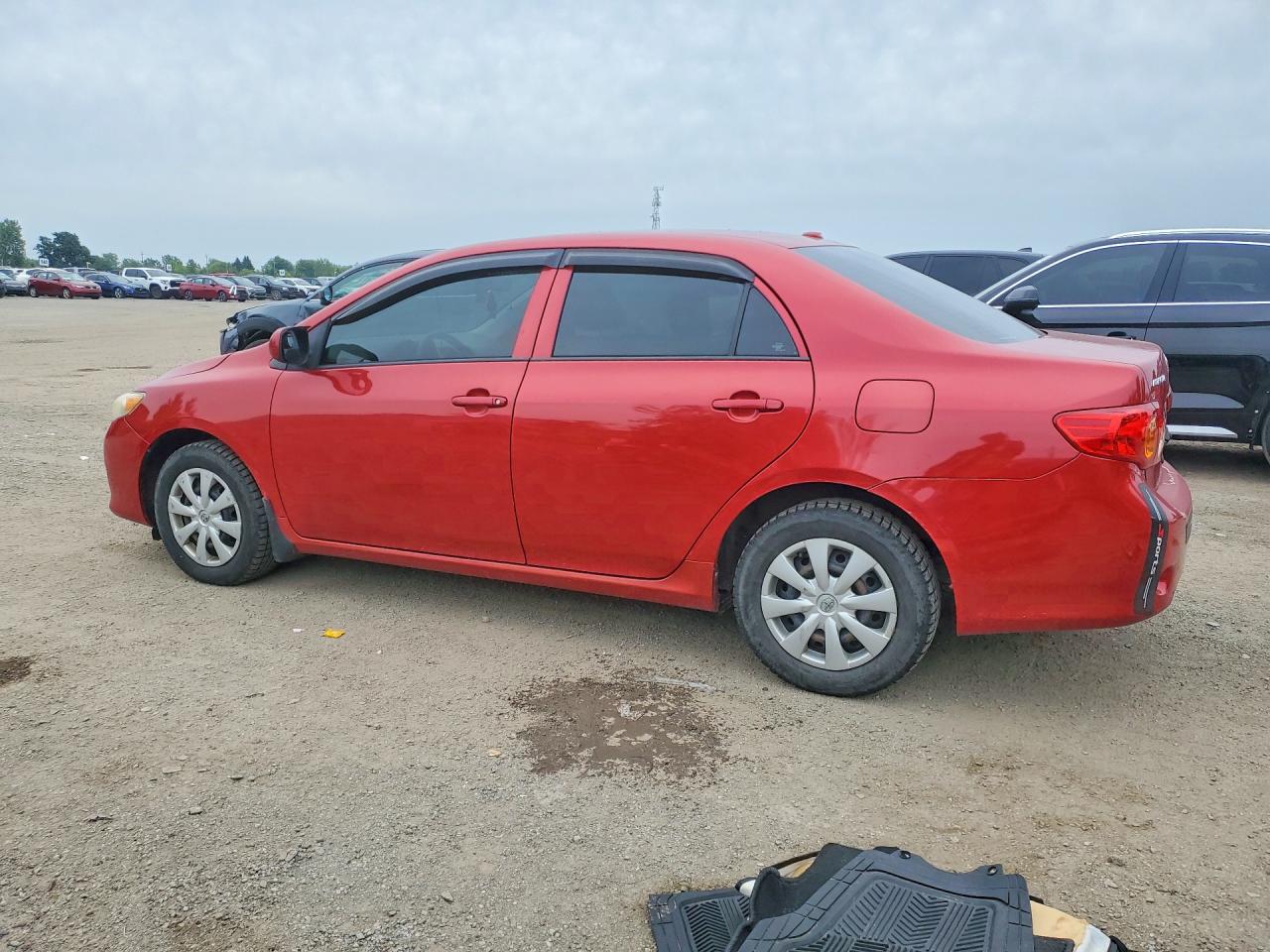 2009 Toyota Corolla Base Red vin: 2T1BU40E79C115455