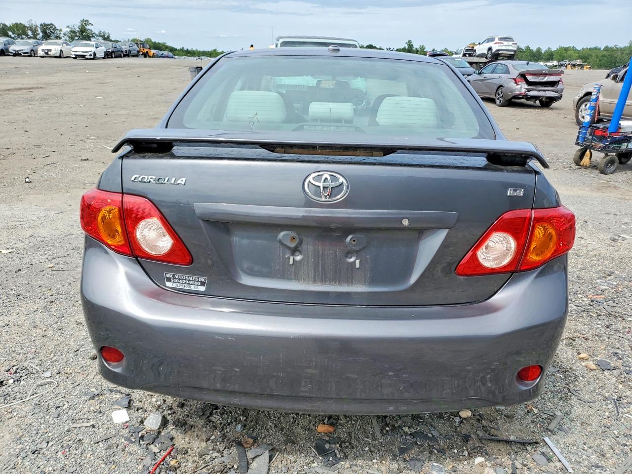 2009 Toyota Corolla Le Gray vin: 2T1BU40E79C120204