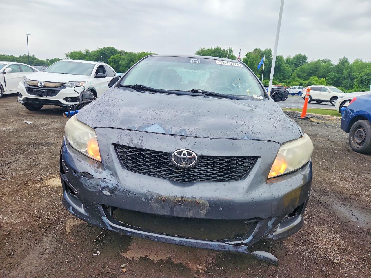 2009 Toyota Corolla Le Gray vin: 2T1BU40E79C122227