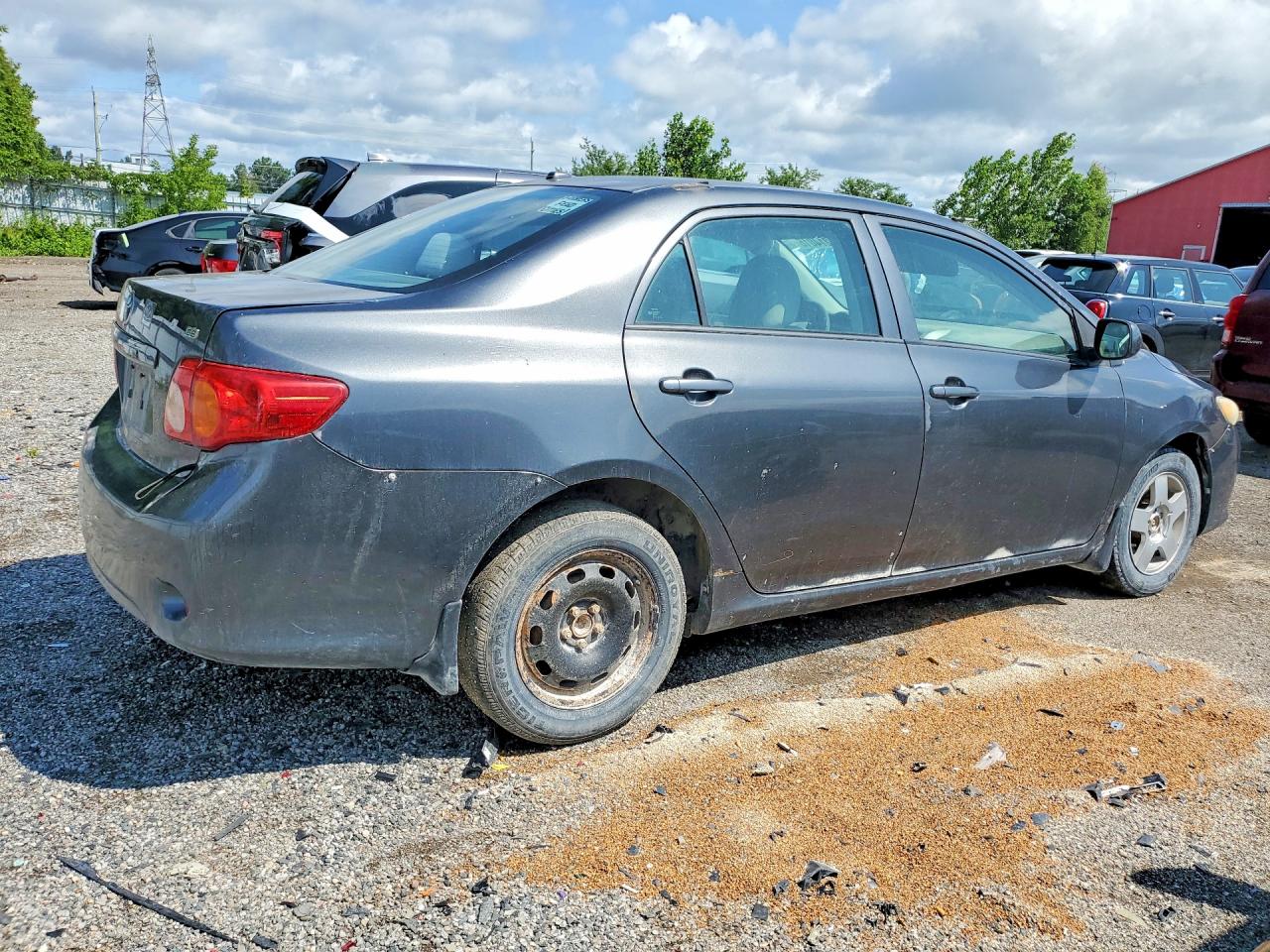 2009 Toyota Corolla Base Серый vin: 2T1BU40E79C127895