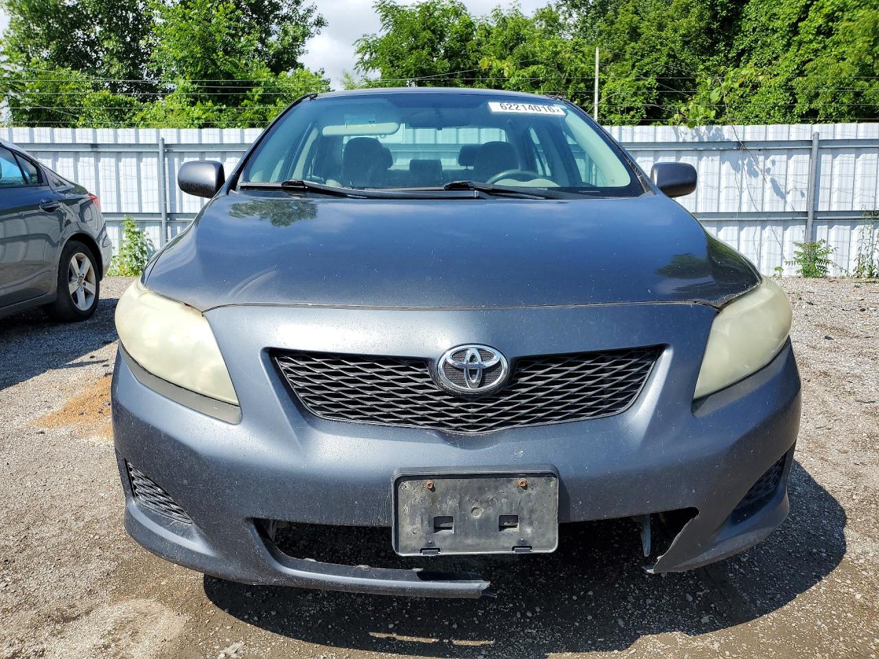 2009 Toyota Corolla Base Серый vin: 2T1BU40E79C127895