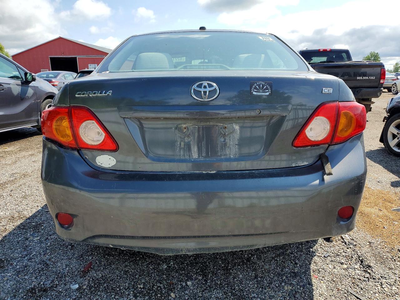 2009 Toyota Corolla Base Серый vin: 2T1BU40E79C127895