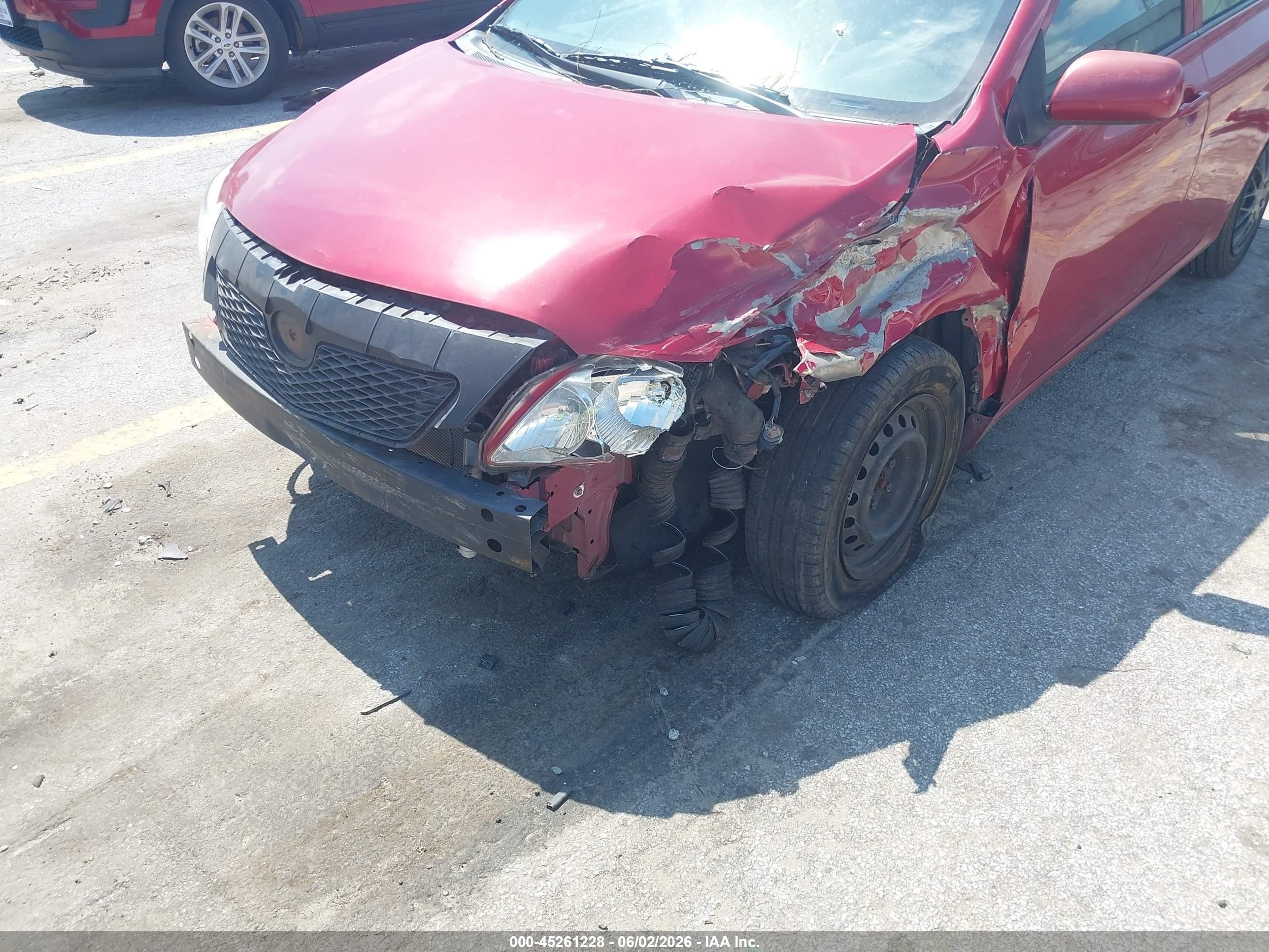 2009 Toyota Corolla Le Red vin: 2T1BU40E79C133129
