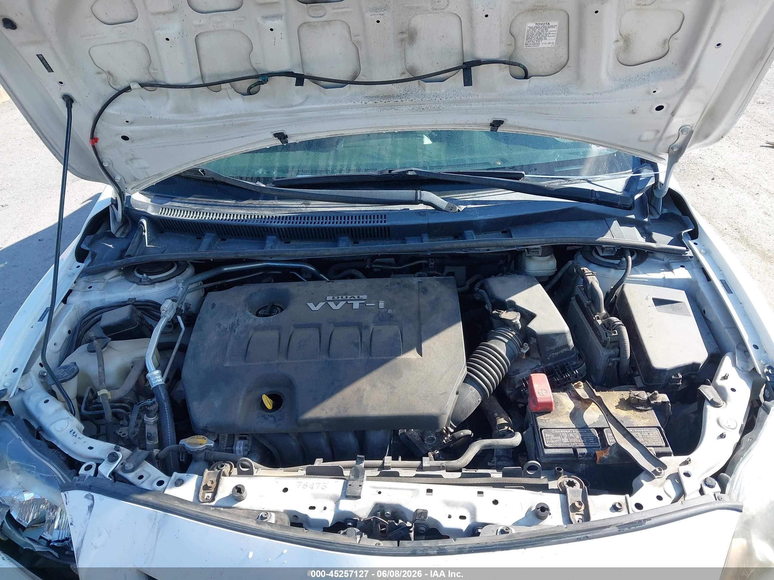 2009 Toyota Corolla S White vin: 2T1BU40E79C167958
