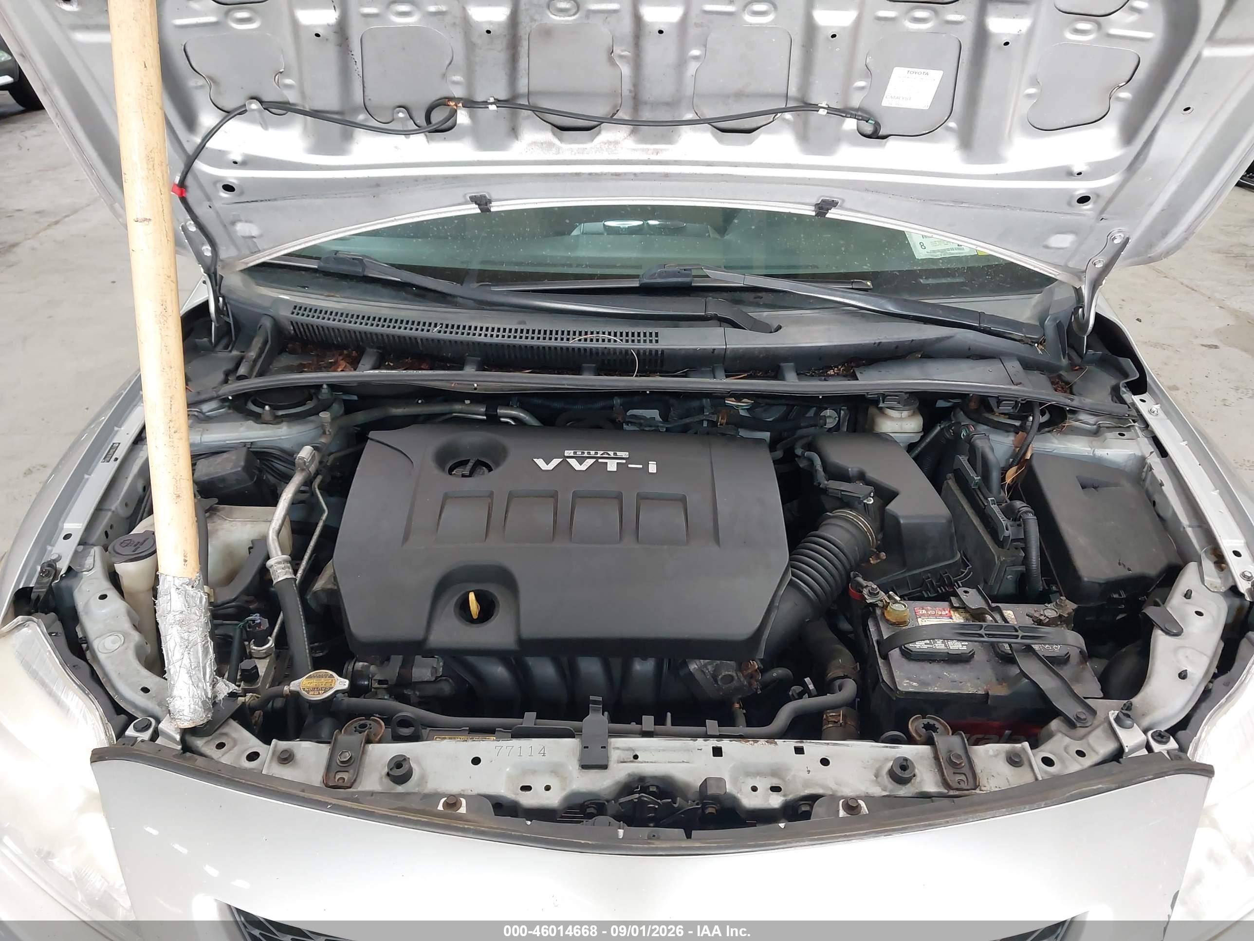2009 Toyota Corolla   Silver vin: 2T1BU40E79C168544