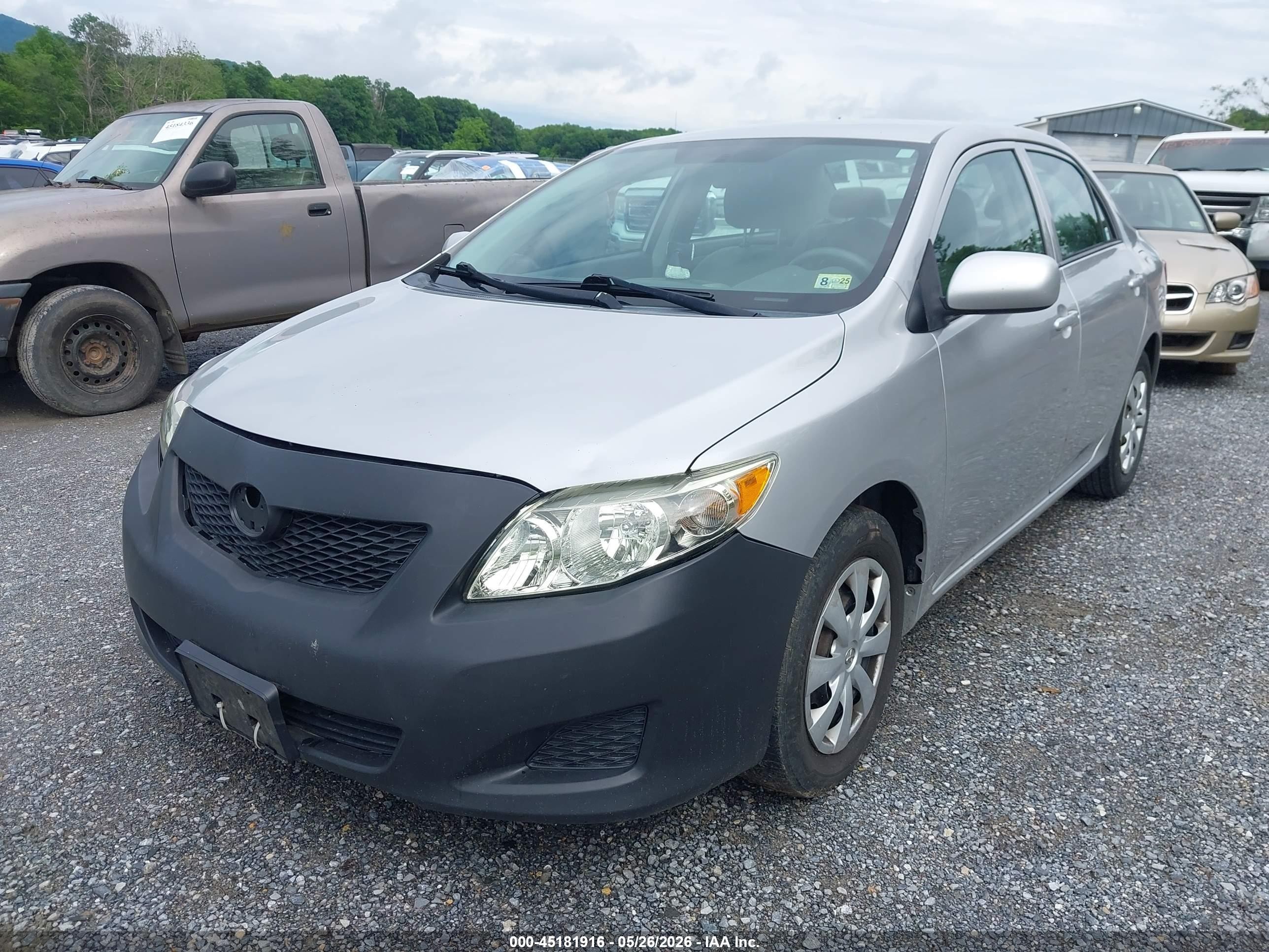 2009 Toyota Corolla Le Silver vin: 2T1BU40E89C034044