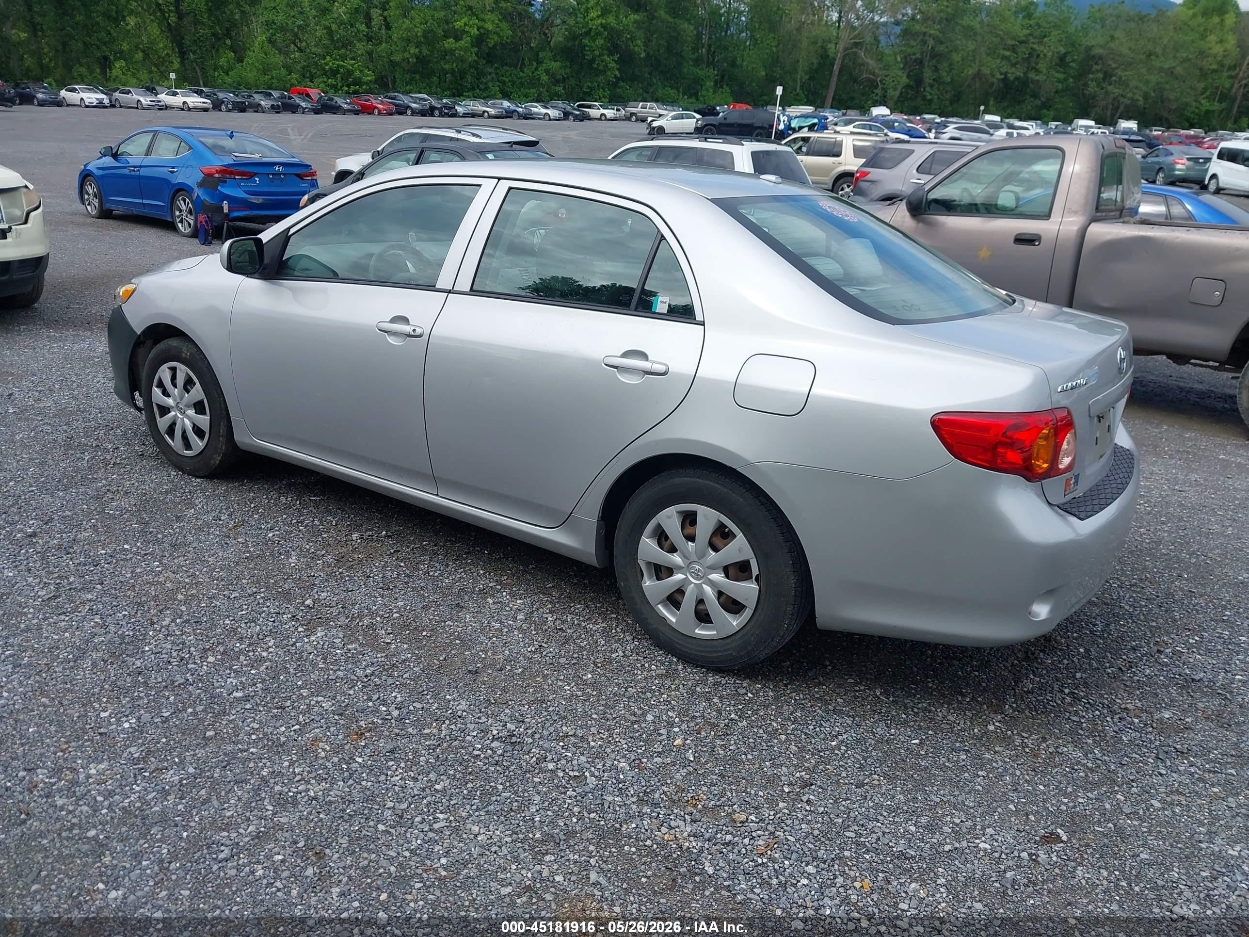 2009 Toyota Corolla Le Silver vin: 2T1BU40E89C034044