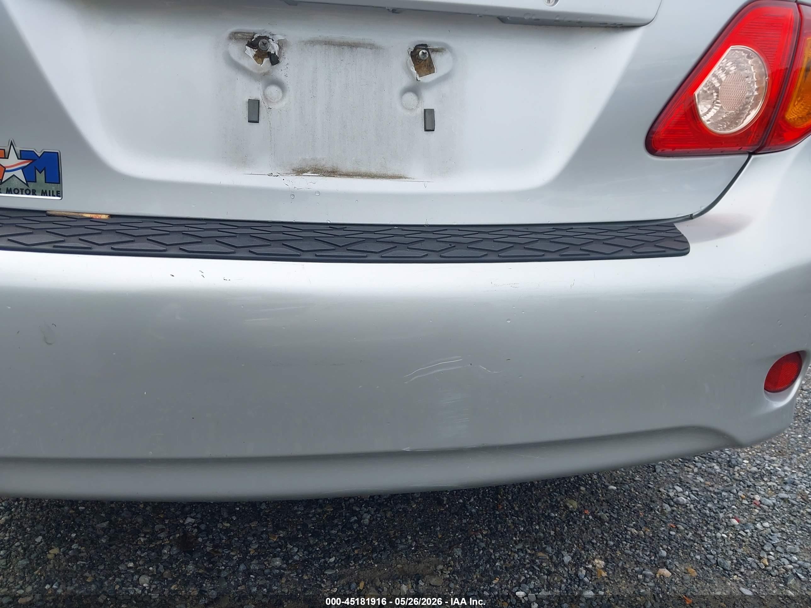 2009 Toyota Corolla Le Silver vin: 2T1BU40E89C034044
