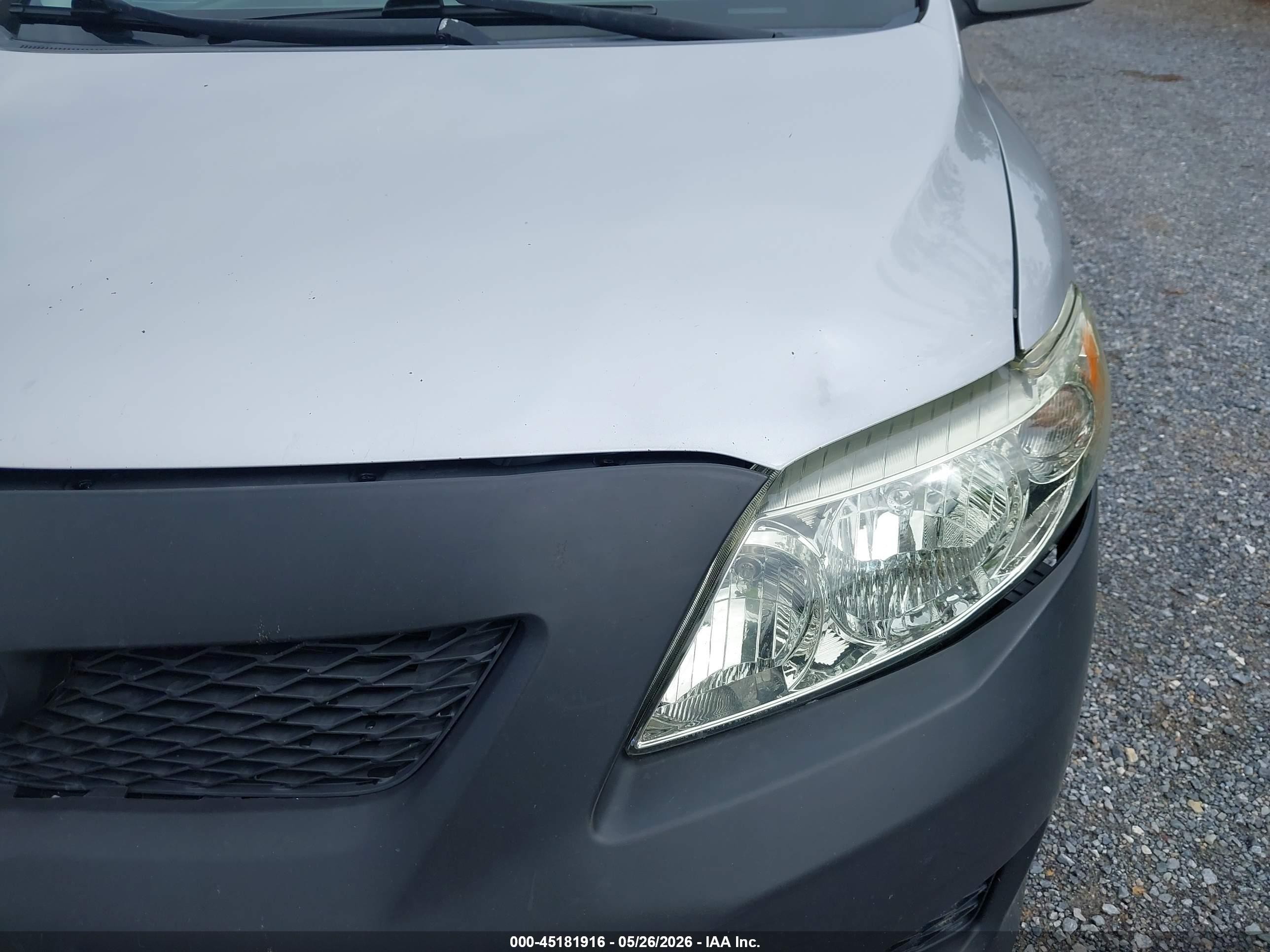 2009 Toyota Corolla Le Silver vin: 2T1BU40E89C034044
