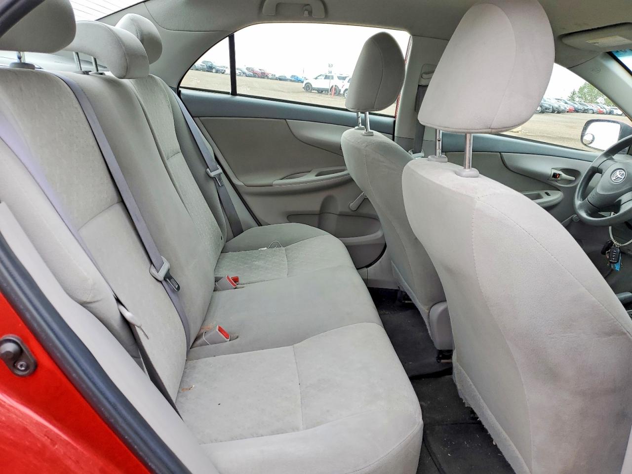 2009 Toyota Corolla Base Red vin: 2T1BU40E89C045156