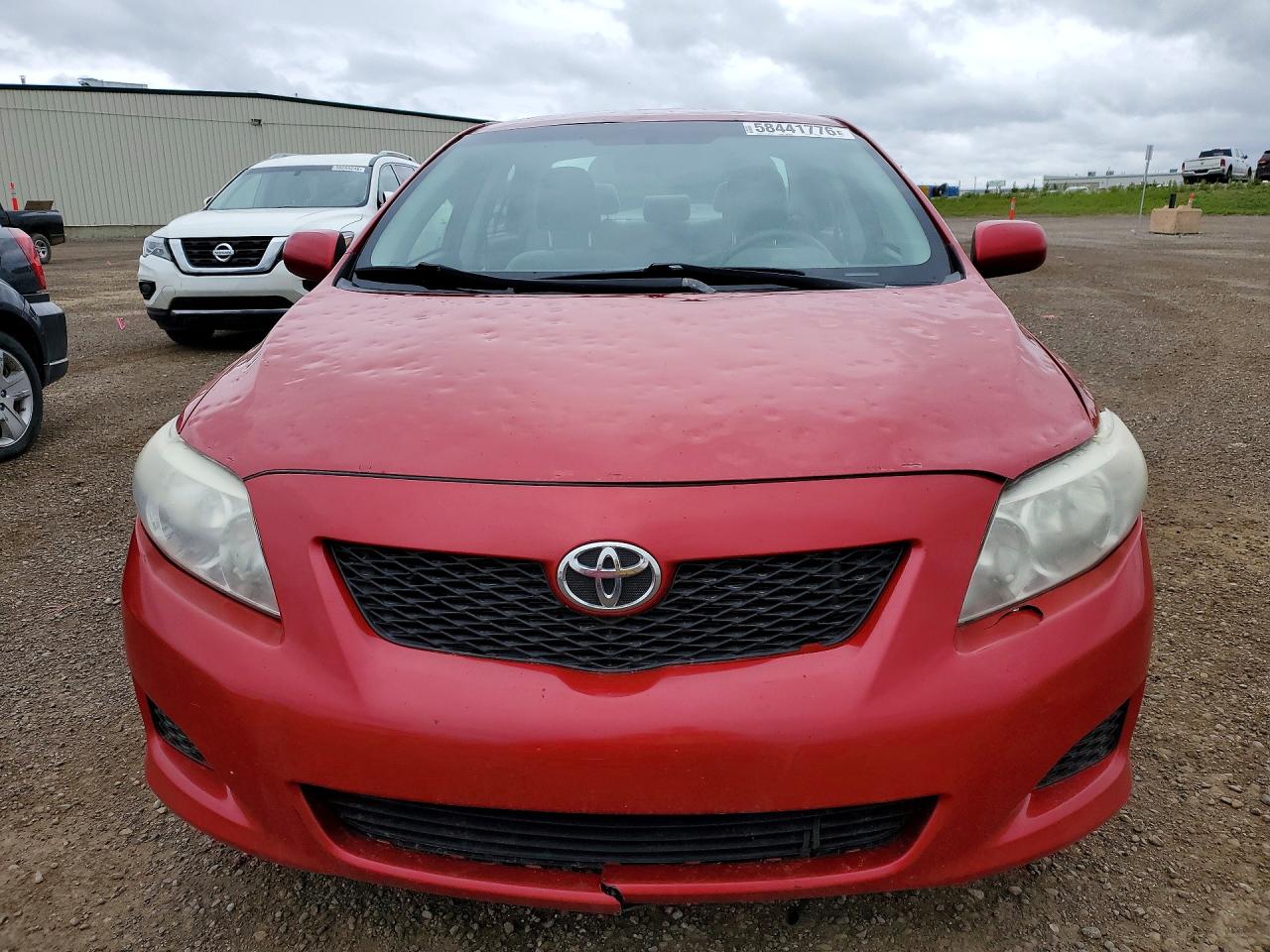 2009 Toyota Corolla Base Red vin: 2T1BU40E89C045156