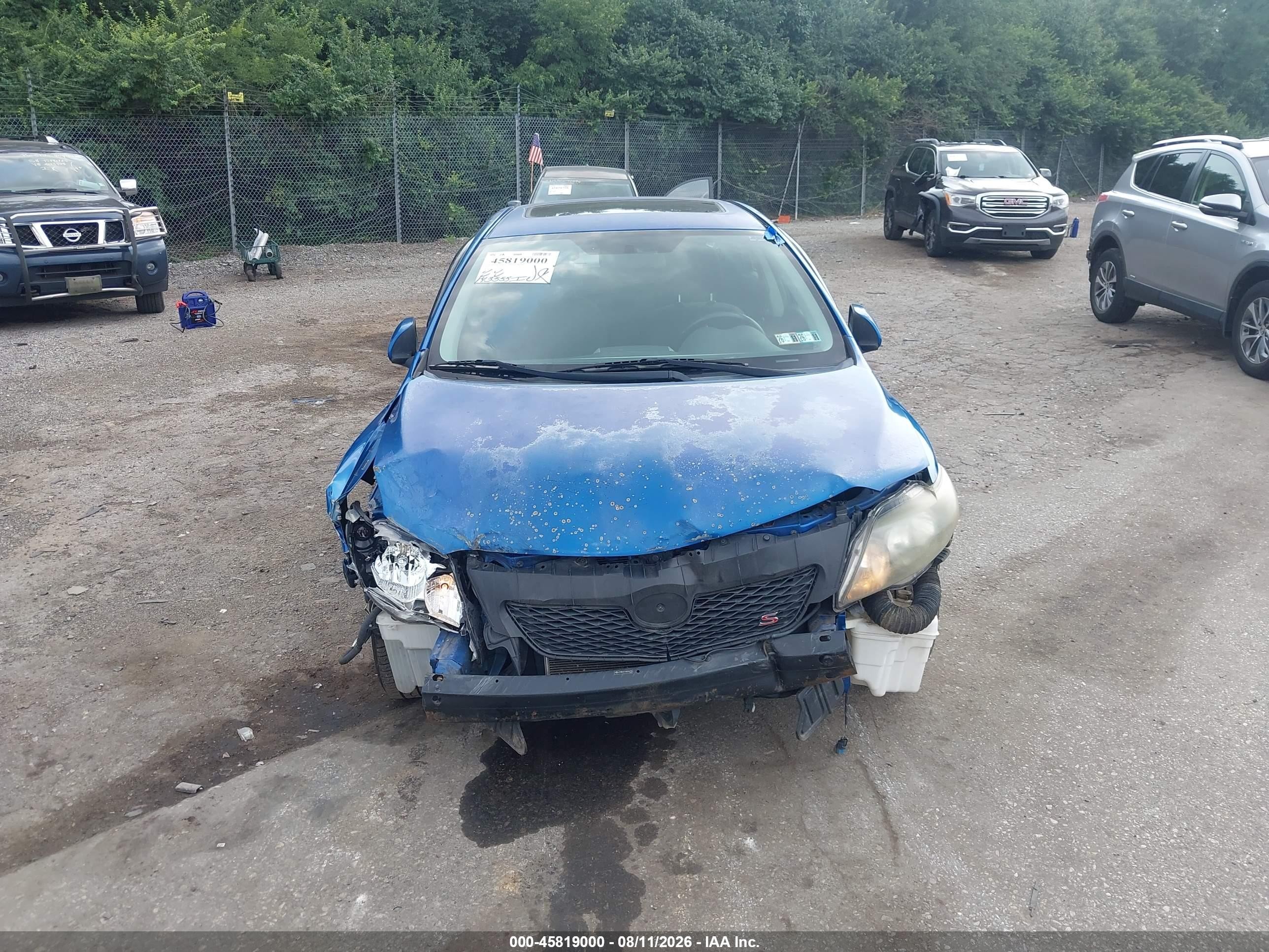2009 Toyota Corolla S/le/xle Blue vin: 2T1BU40E89C052236