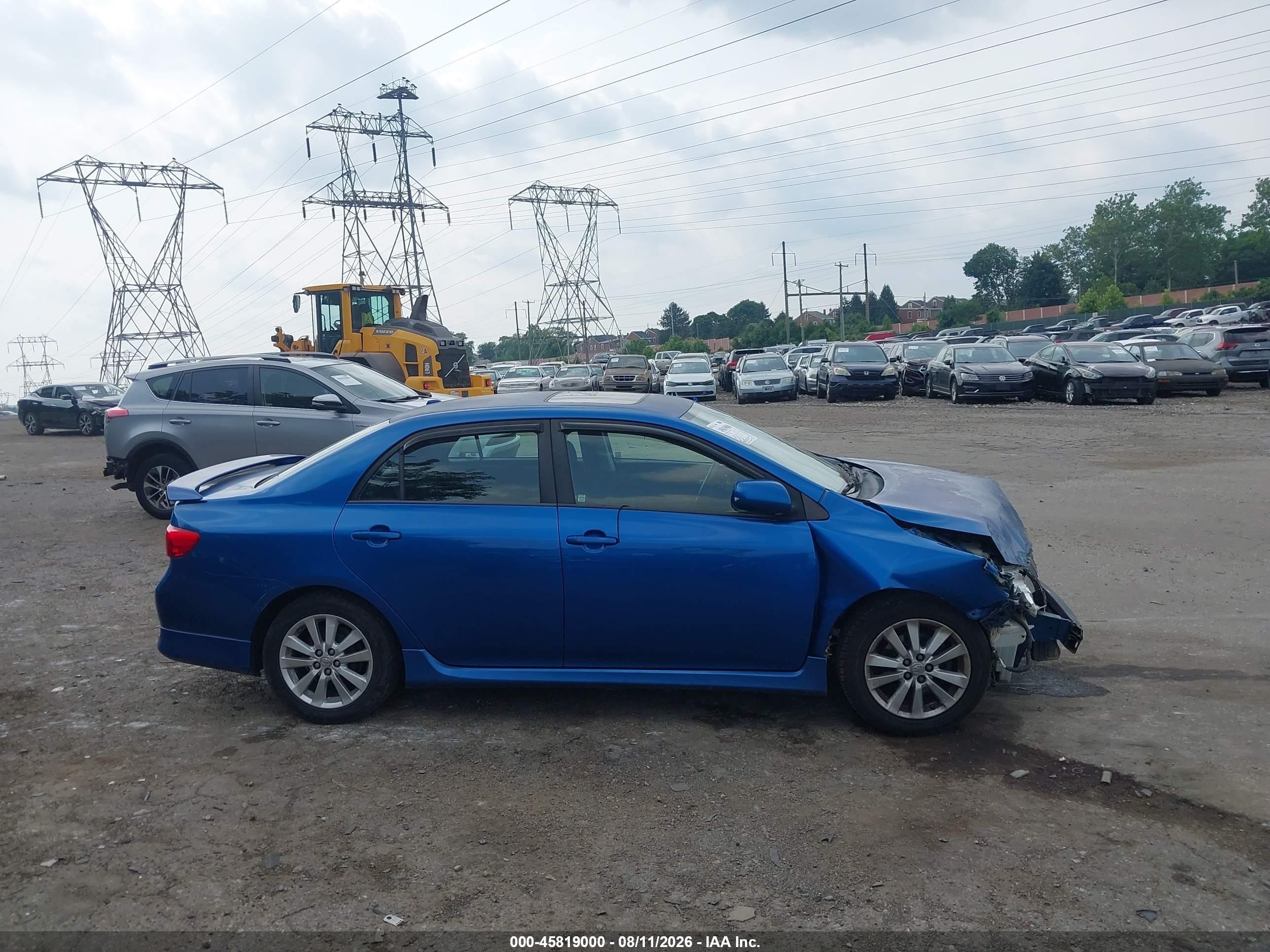 2009 Toyota Corolla S/le/xle Blue vin: 2T1BU40E89C052236