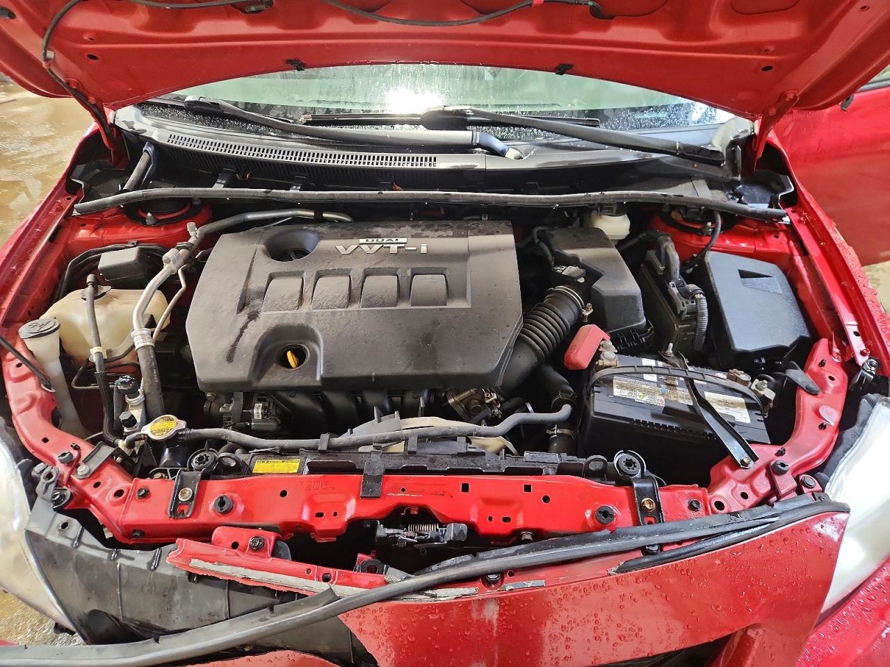 2009 Toyota Corolla Base Red vin: 2T1BU40E89C072504