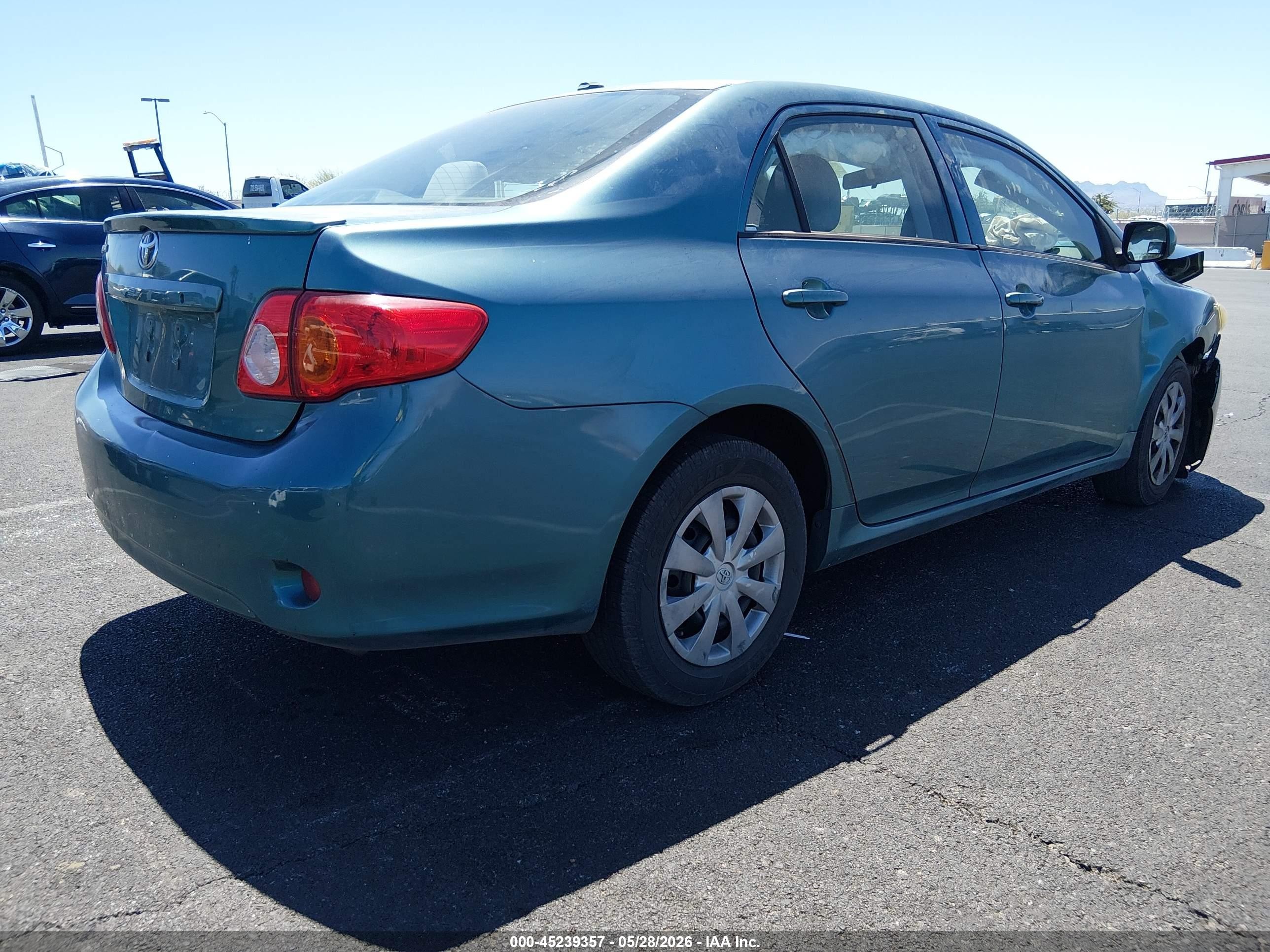 2009 Toyota Corolla Le Blue vin: 2T1BU40E89C101953