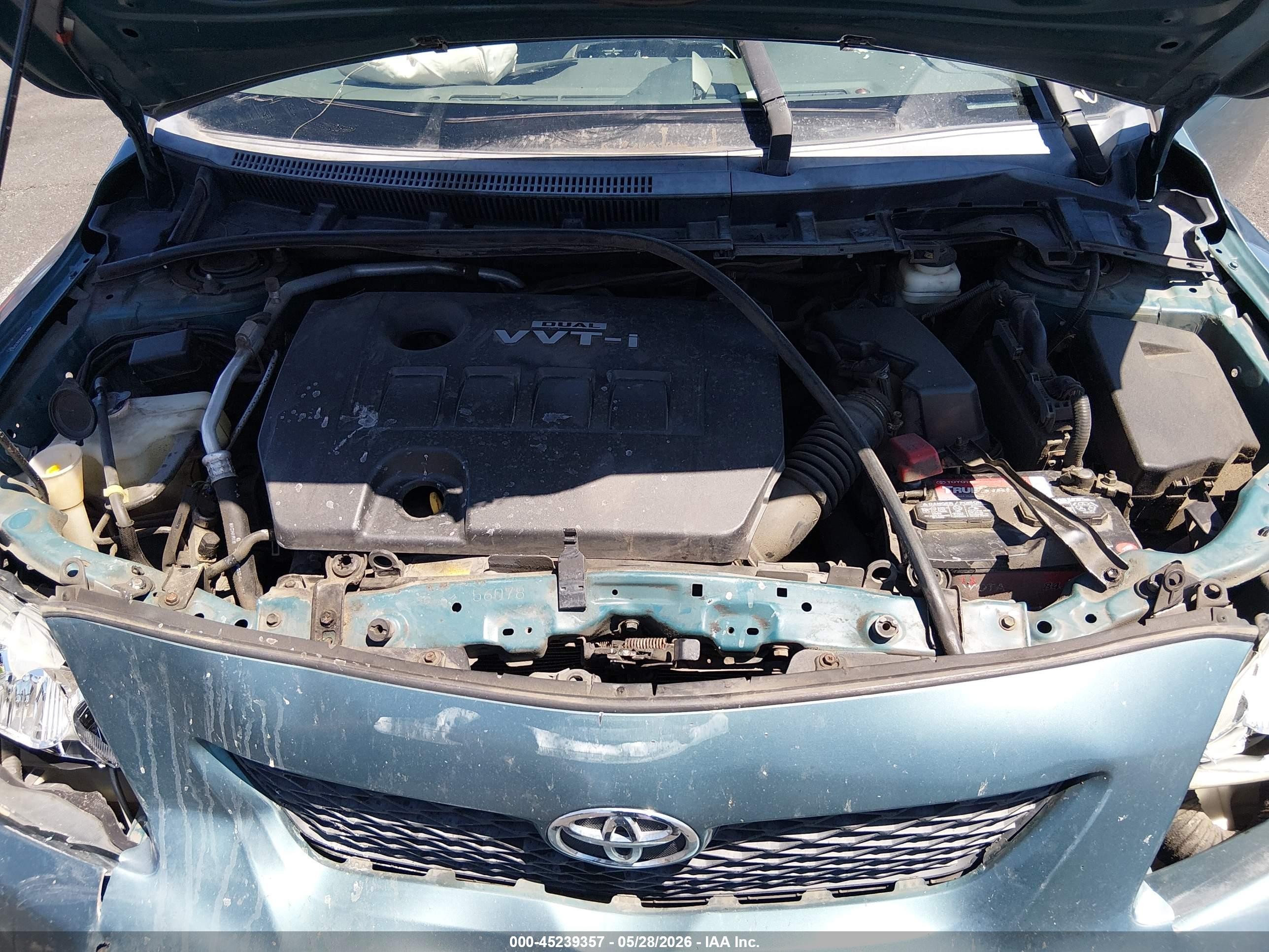 2009 Toyota Corolla Le Blue vin: 2T1BU40E89C101953