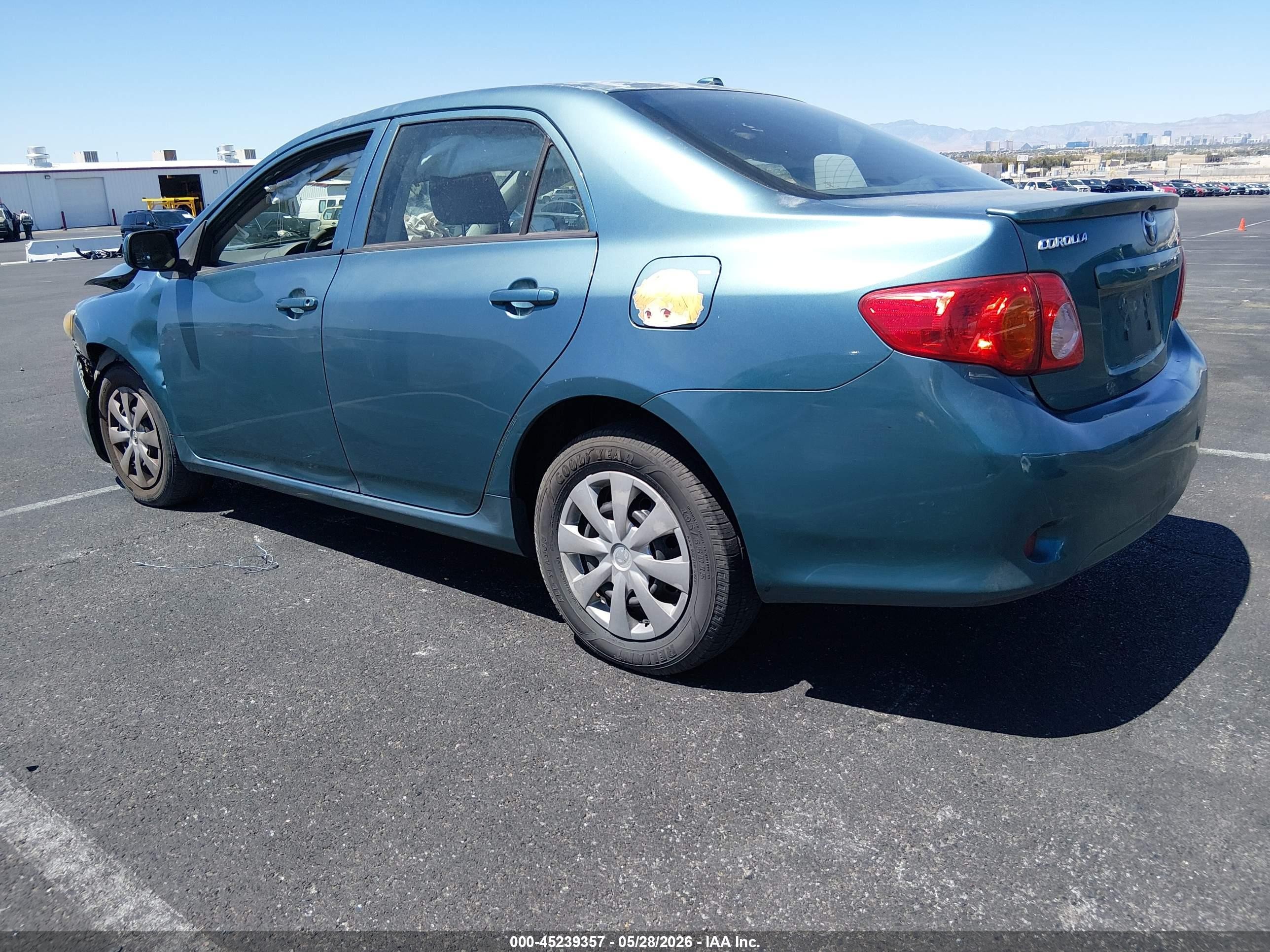 2009 Toyota Corolla Le Blue vin: 2T1BU40E89C101953